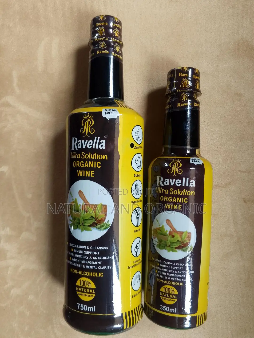 Ravella Ultra Solution Organic Wine Builds Immune System