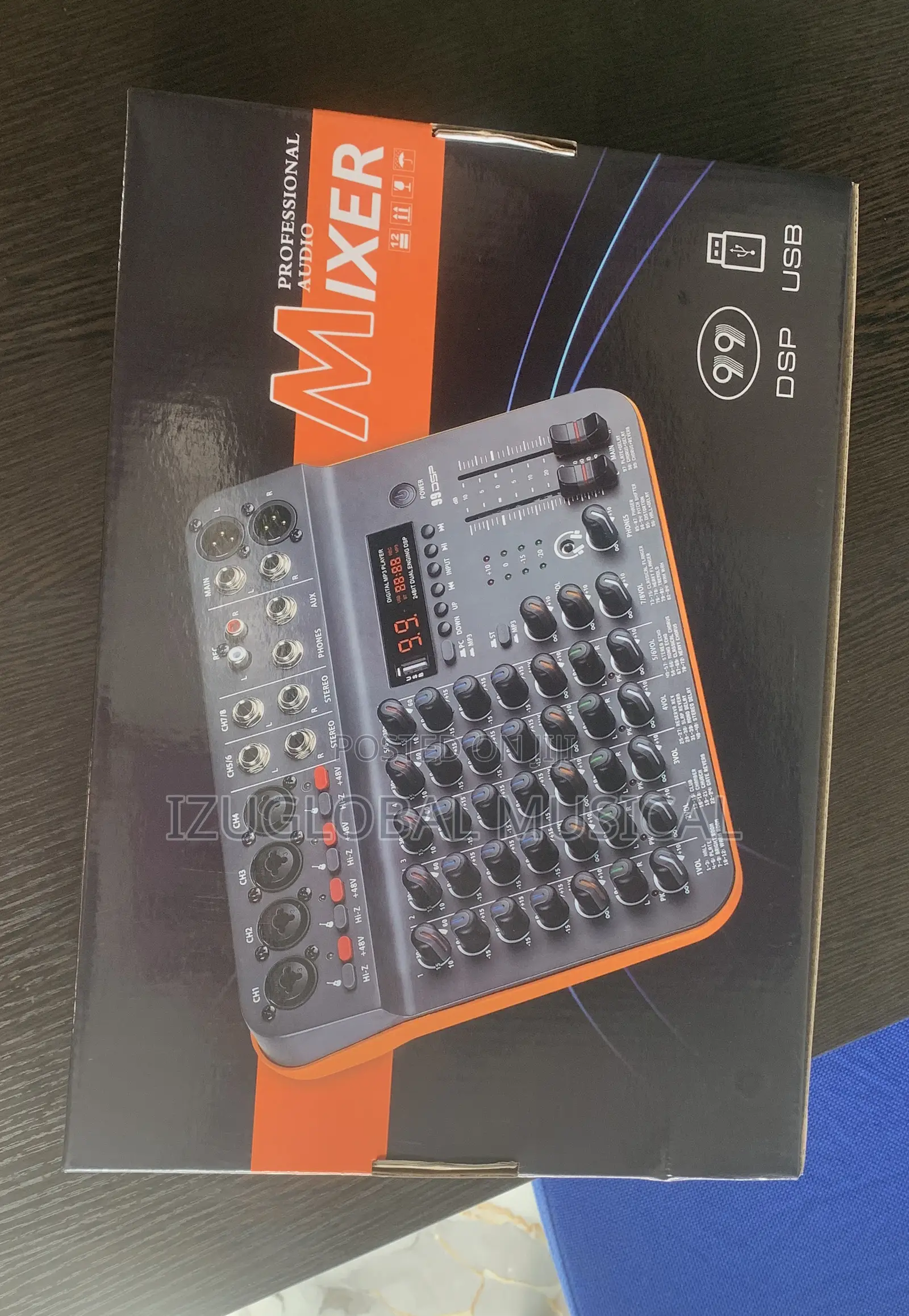 Infinity Hydrive G-8 Type-C Mixer Console for Streaming and Recording