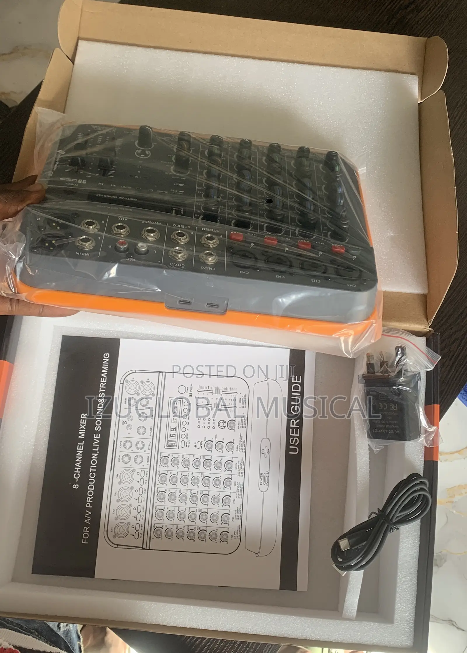 Infinity Hydrive G-8 Type-C Mixer Console for Streaming and Recording