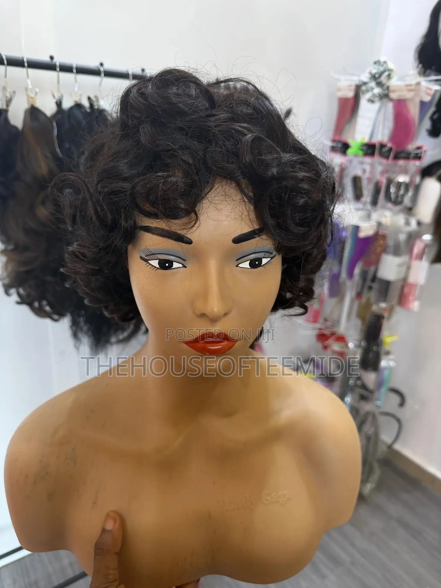 Fine Curly Wig