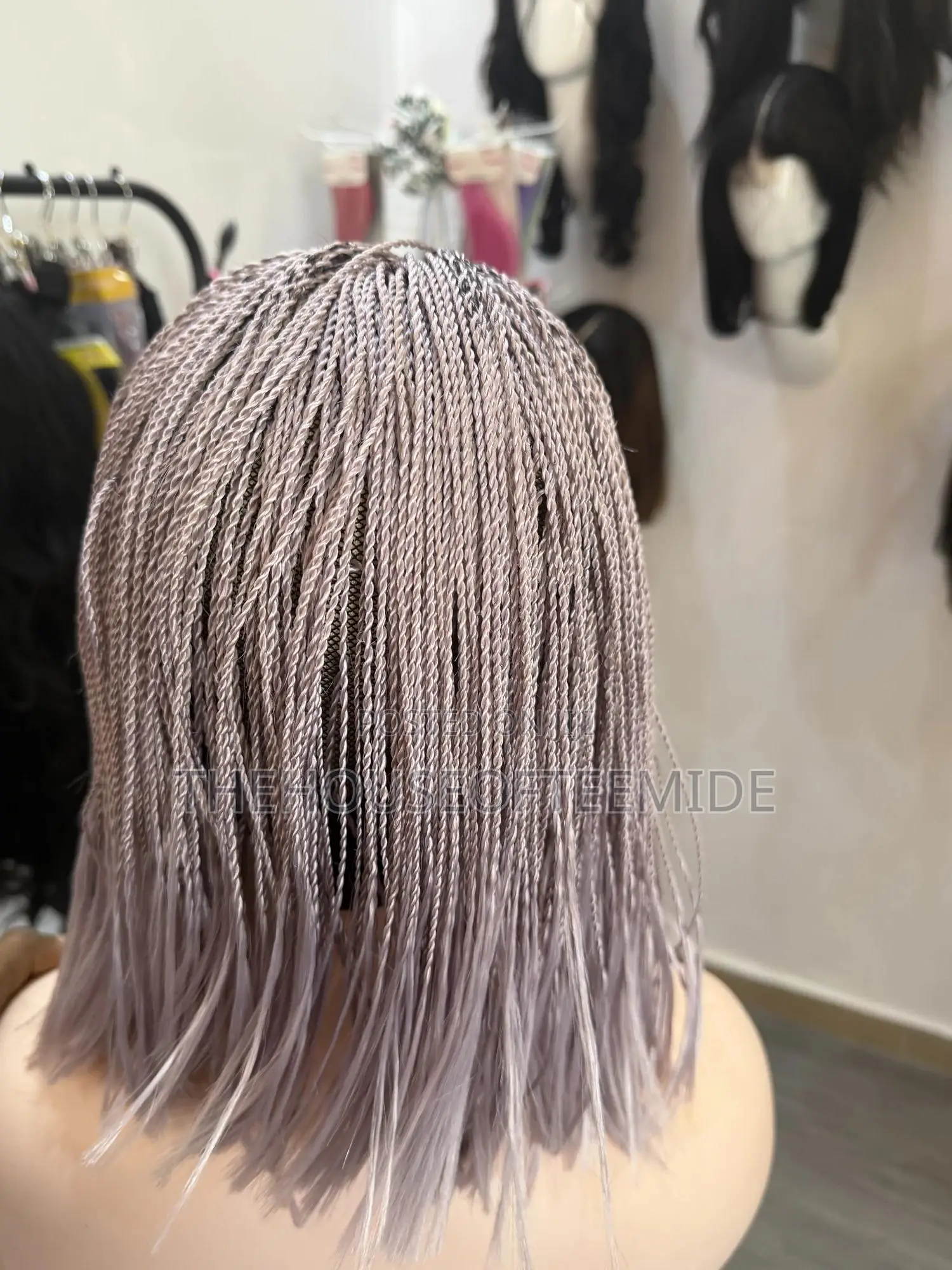 Short Braided Wig