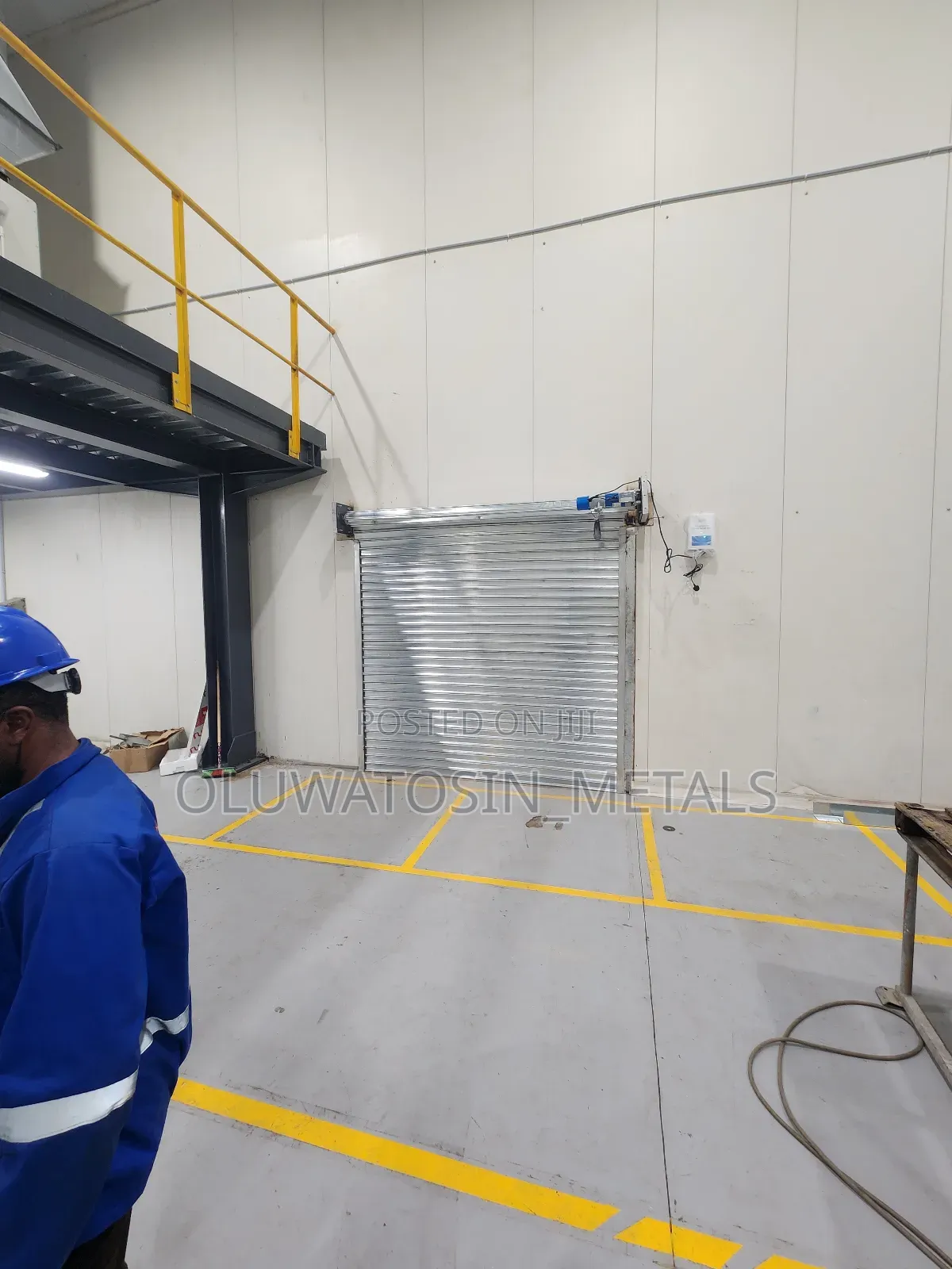 Automated Galvanized Roller Shutter Door – Strong Reliable