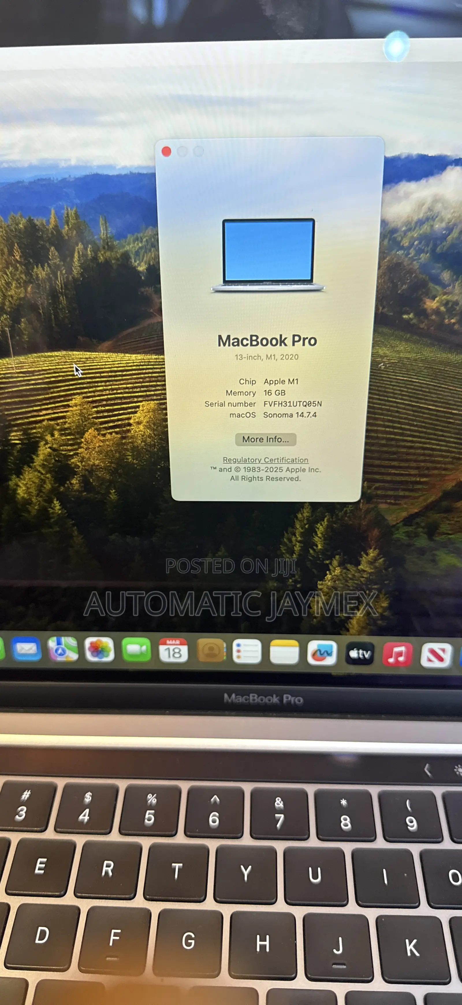Laptop Apple MacBook Pro 2020 M1 16GB Apple M1 SSD 512GB