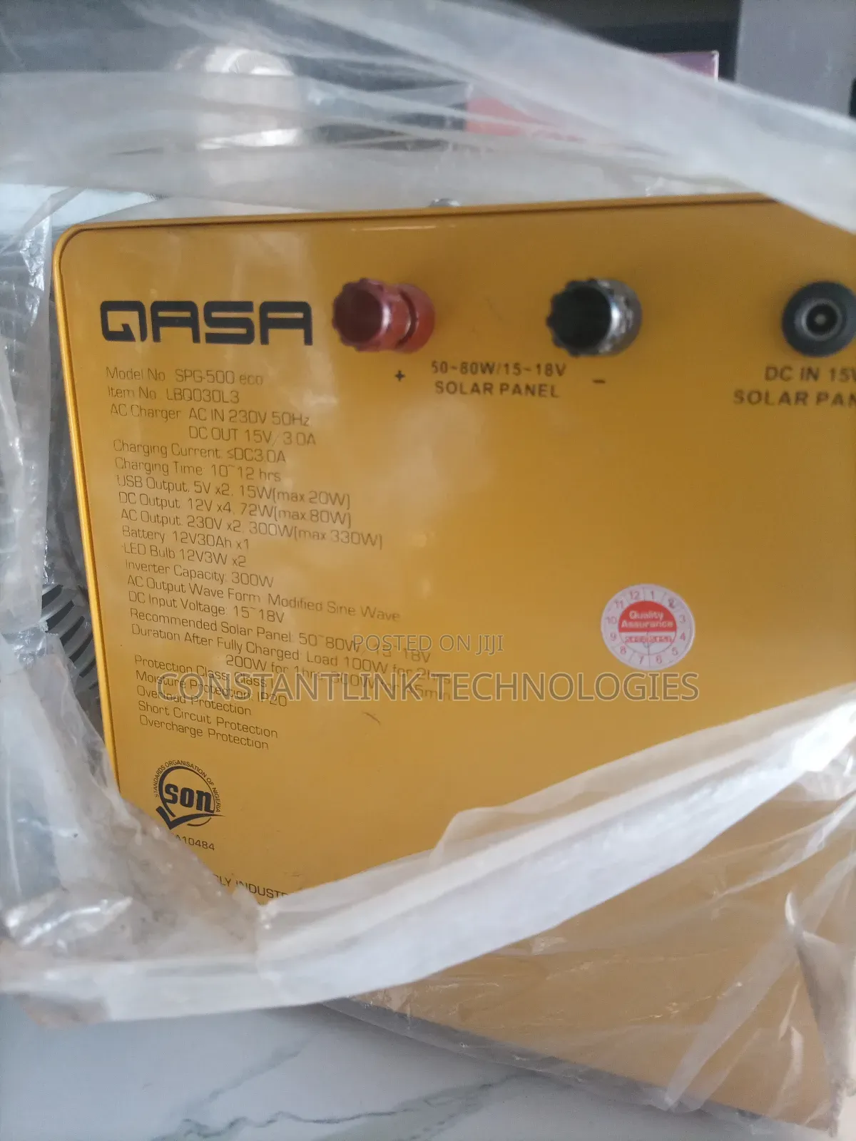 Qasa Solar Power Generator SPG-500 Eco