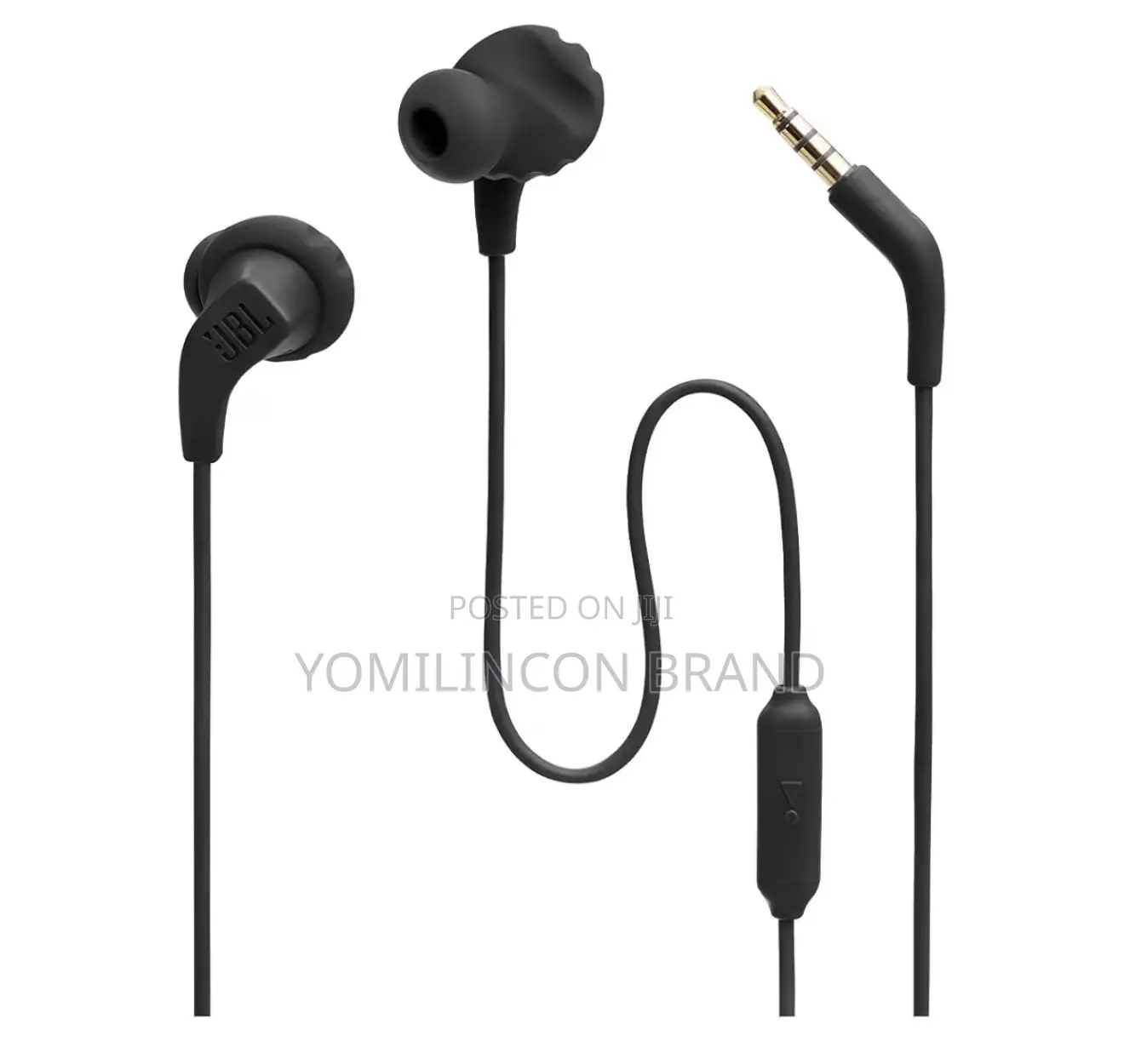 JBL Endurance Run 2 Wired - Waterproof Wired Sports in-Ear Headphones