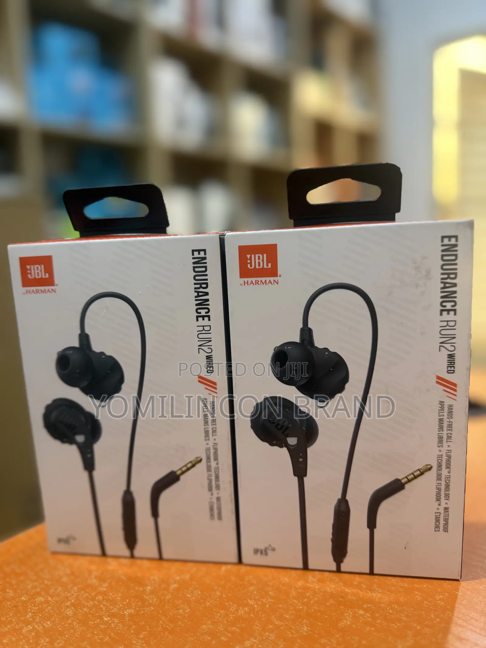 JBL Endurance Run 2 Wired - Waterproof Wired Sports in-Ear Headphones