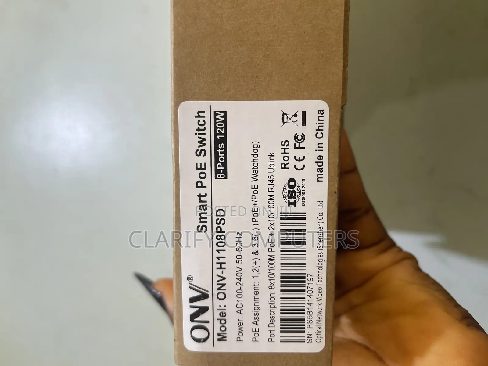 10/100m Smart Poe Switch 8 Ports