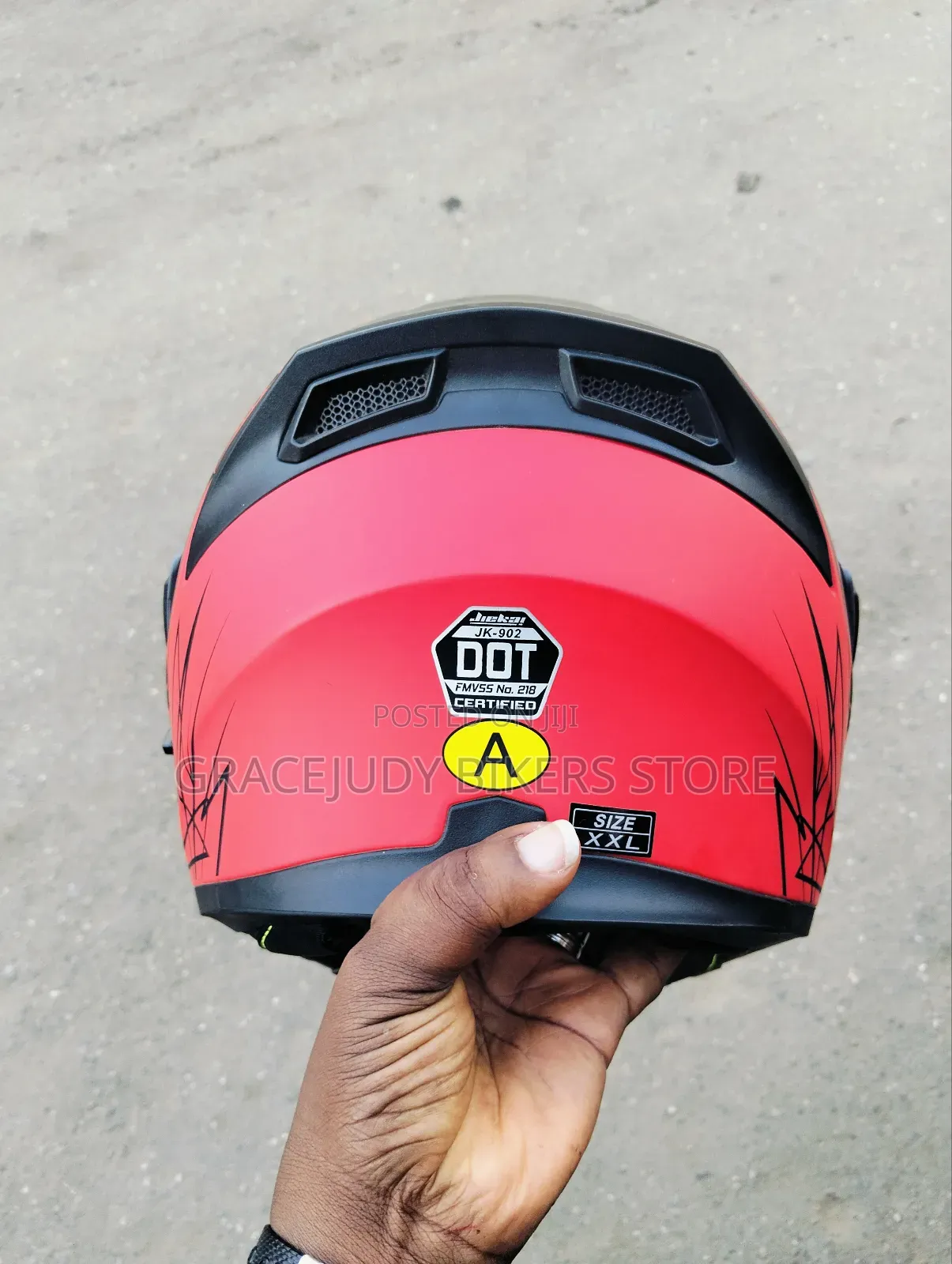 Dot Open Jaw Helmet (Jakian )