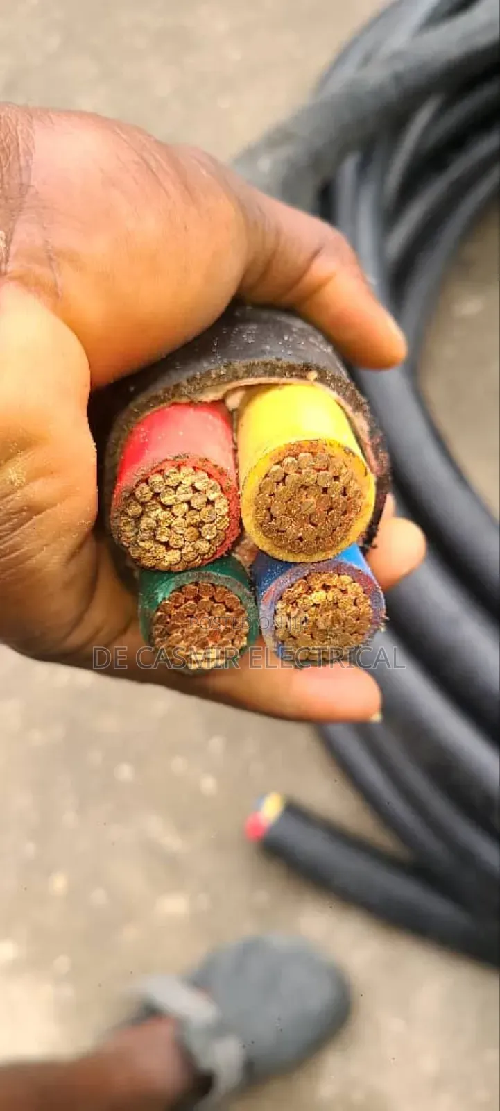 4x150mm2 Non Armoured Cable