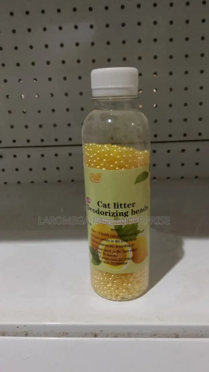 Cat Litter Deodorizing Beads – Odor Control Freshener (250ml)