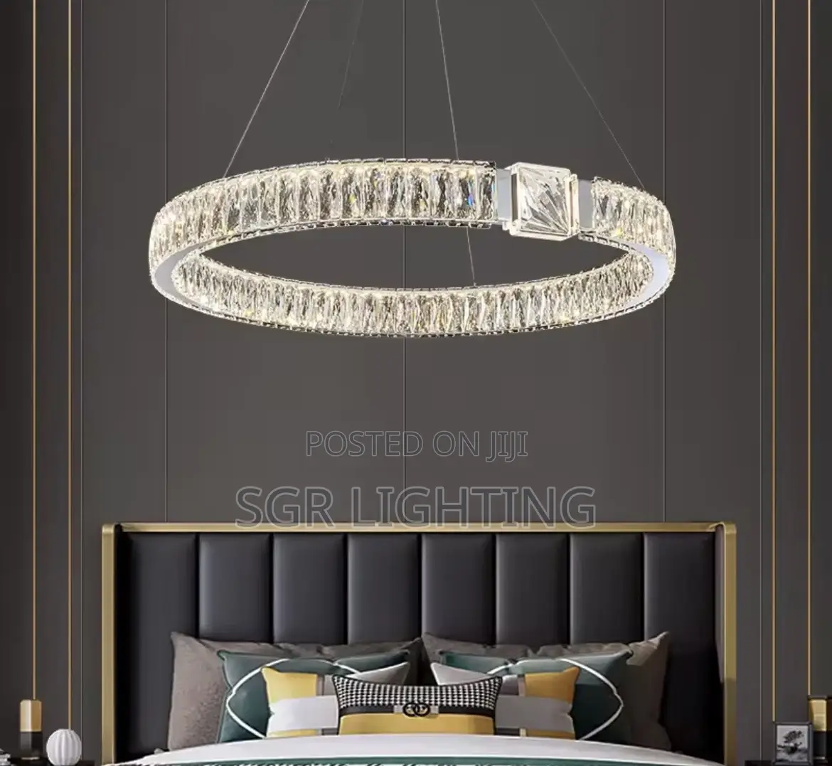 Modern Crystal Chandelier Led Pendant Light