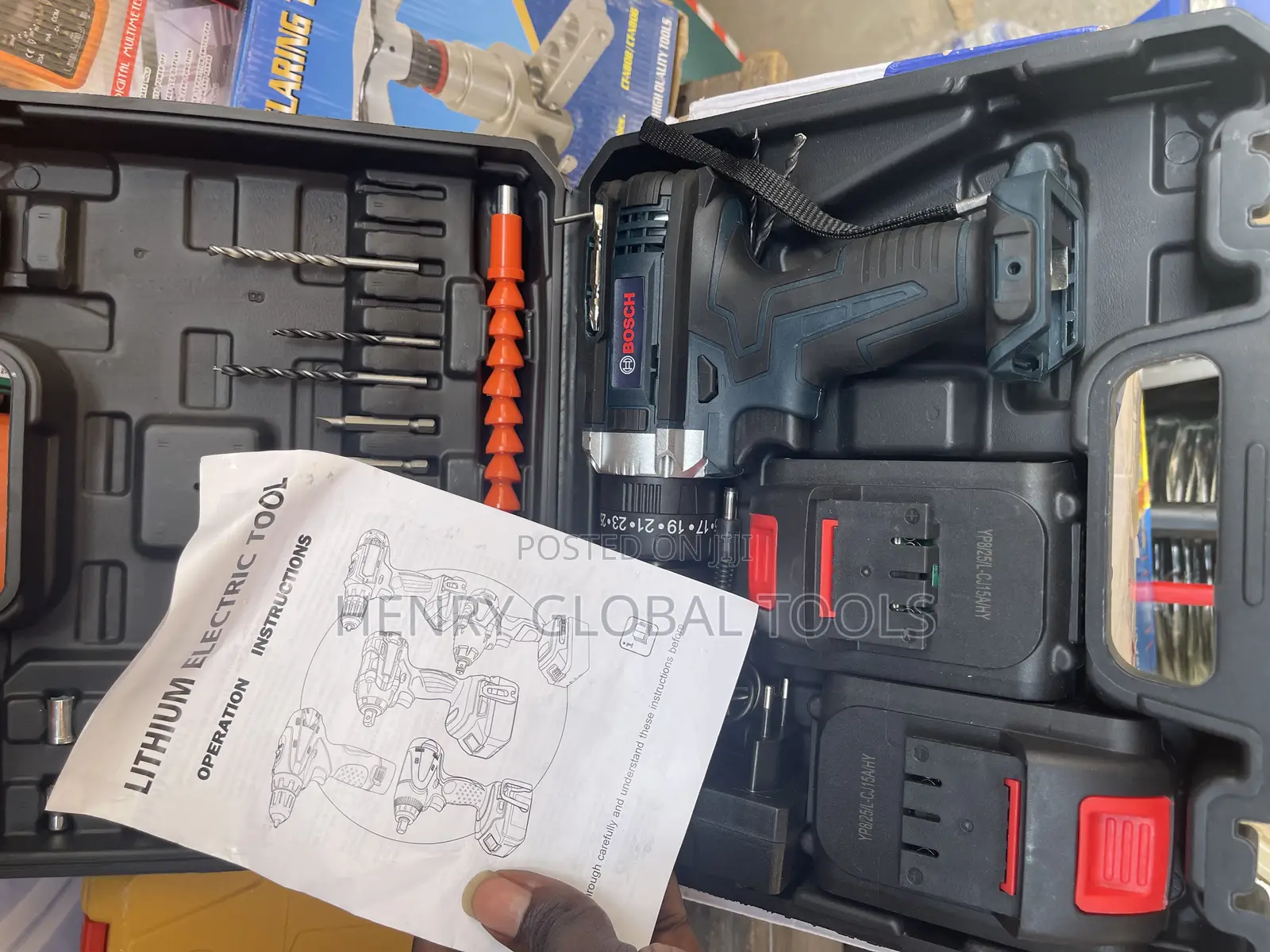 128v Bosch Impart Battery Drill Machine
