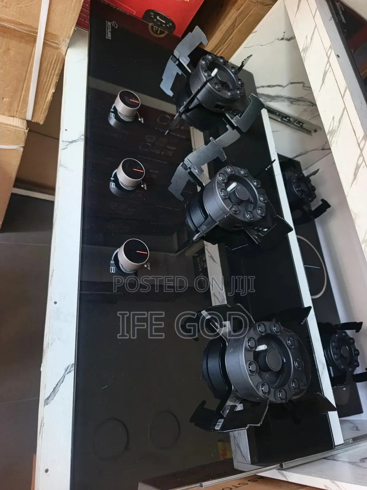 Original Meesajames Built-in Premium Quality Flips Up 3 Burners Gas
