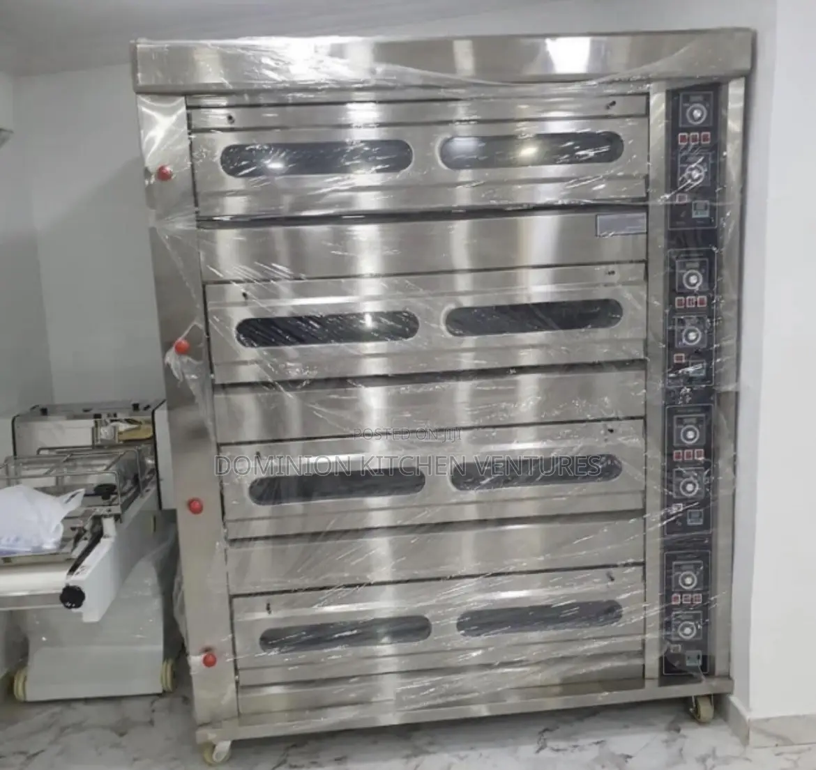4-Deck, 16-Tray Commercial Gas Baking Oven