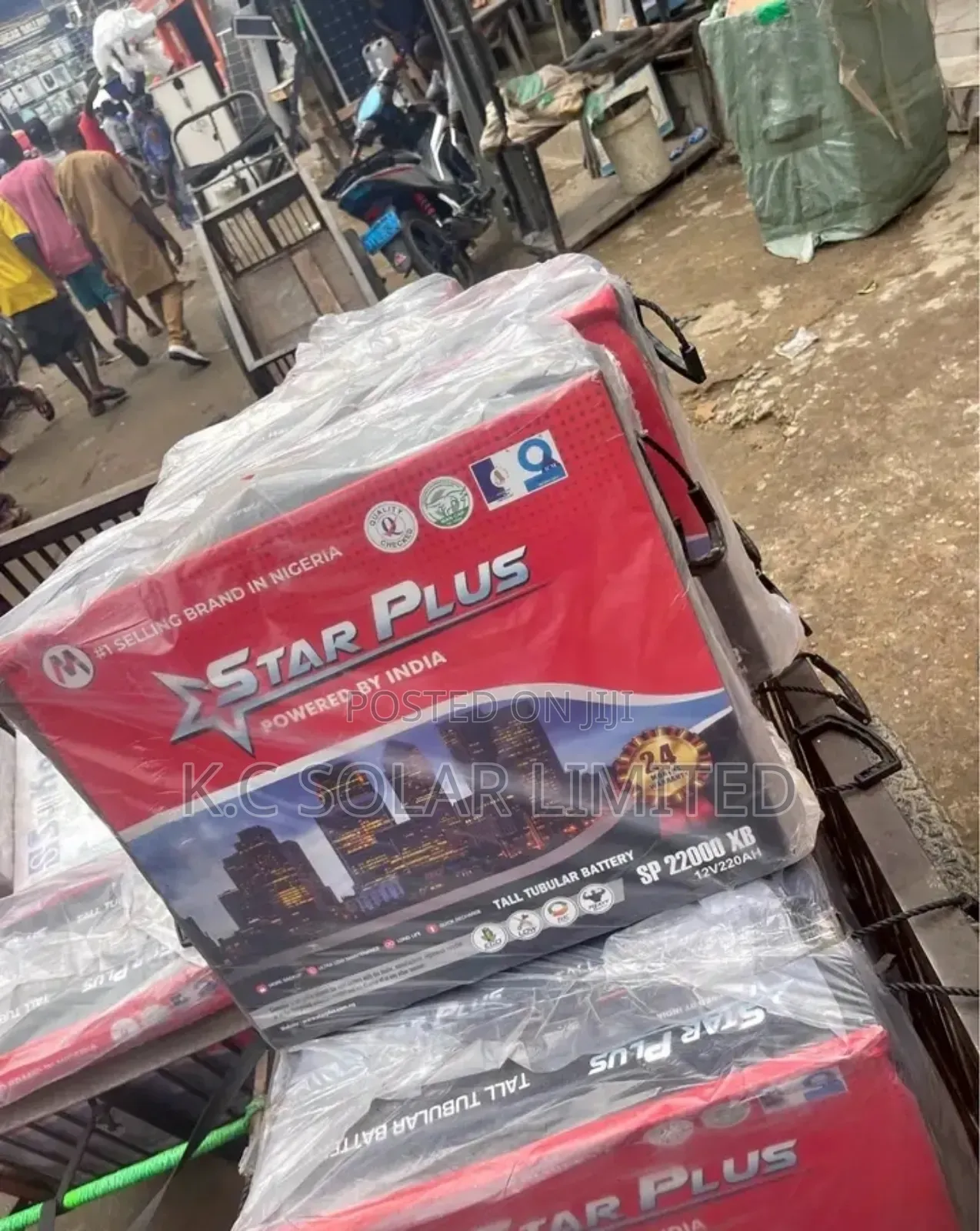12v,220ah Star Plus Tubular Battery