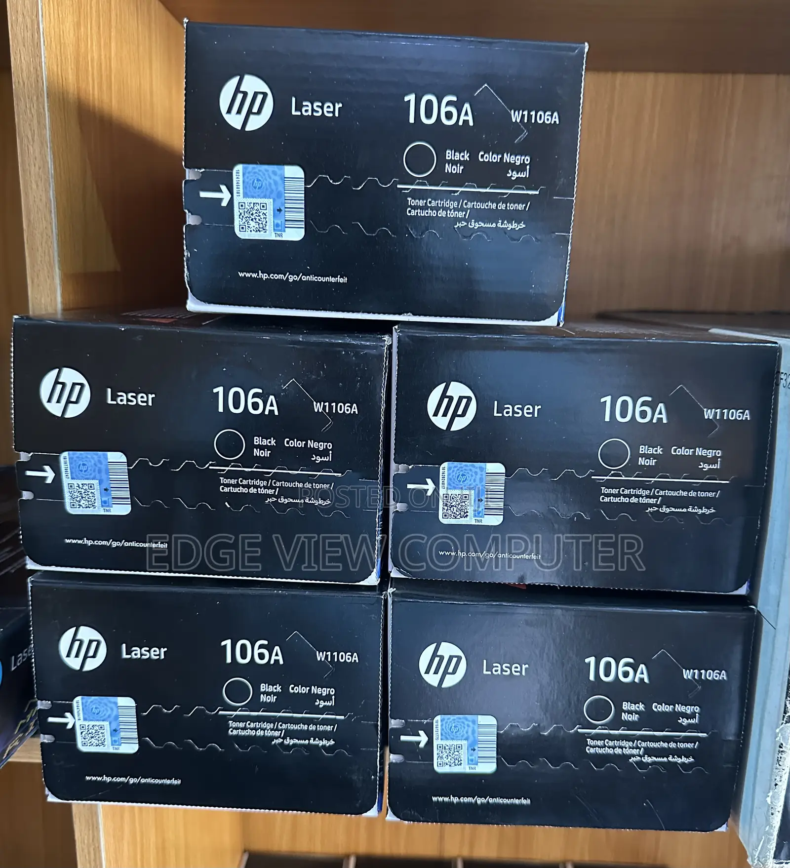 Hp 106a Black Original Laser Toner Cartridge (W1106a)
