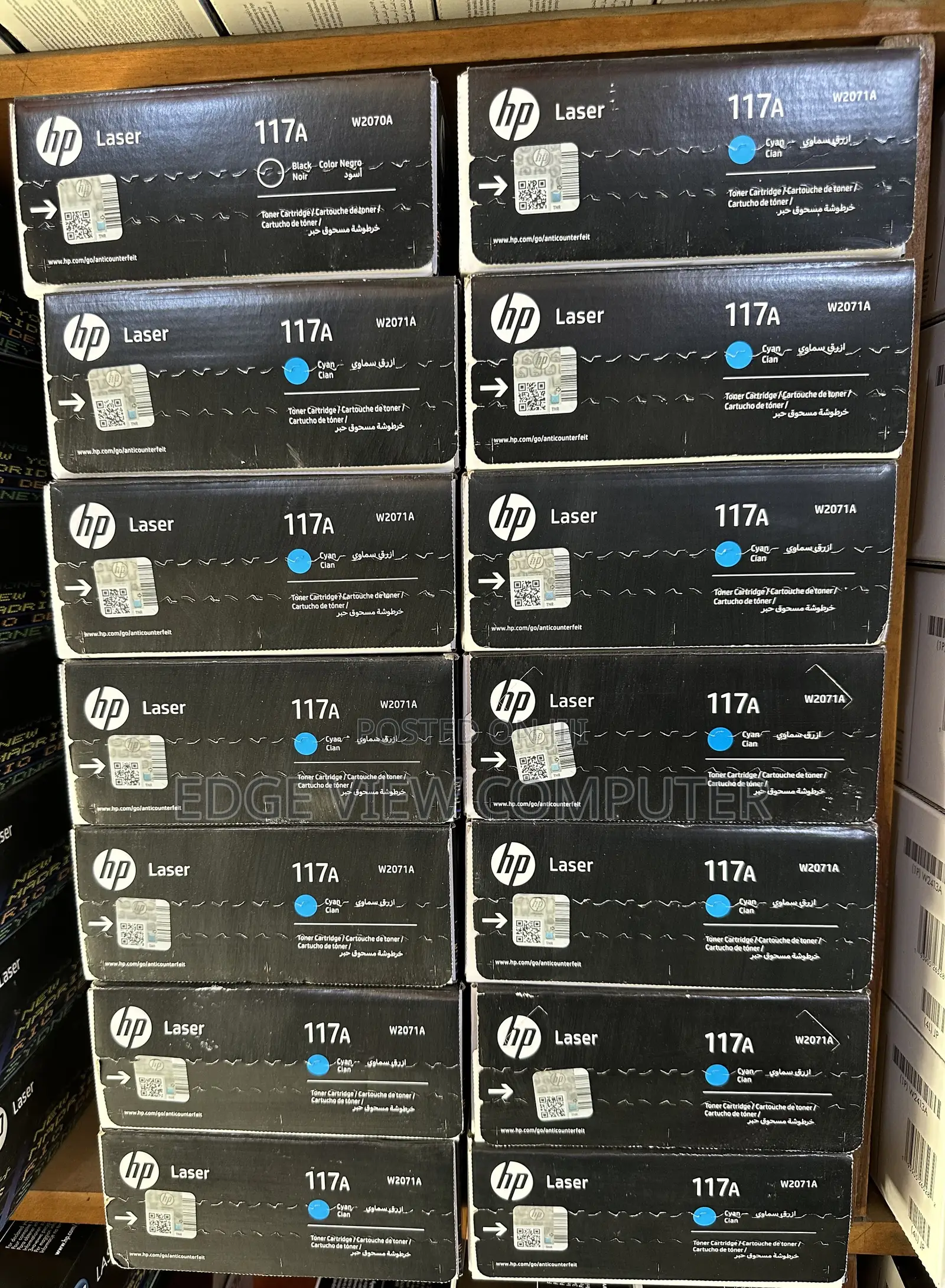 HP 117a Cyan Original Laser Toner Cartridge (W2071a)