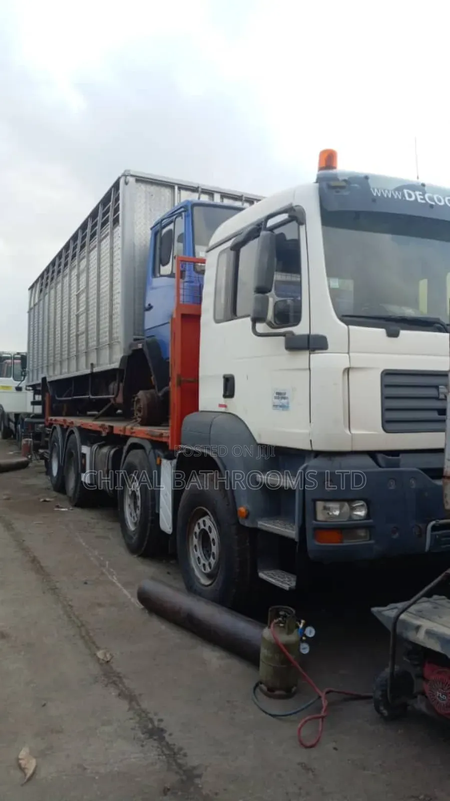 Man Tga 12 Tyres Flat Body 6 Cylinder D20 Common Rail Engine