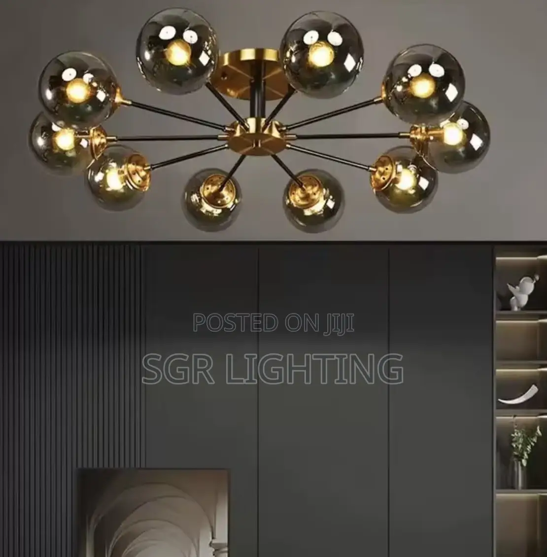 Led Ceiling Lamp Restaurant Bubble Glass Flower Led Pendant Light
