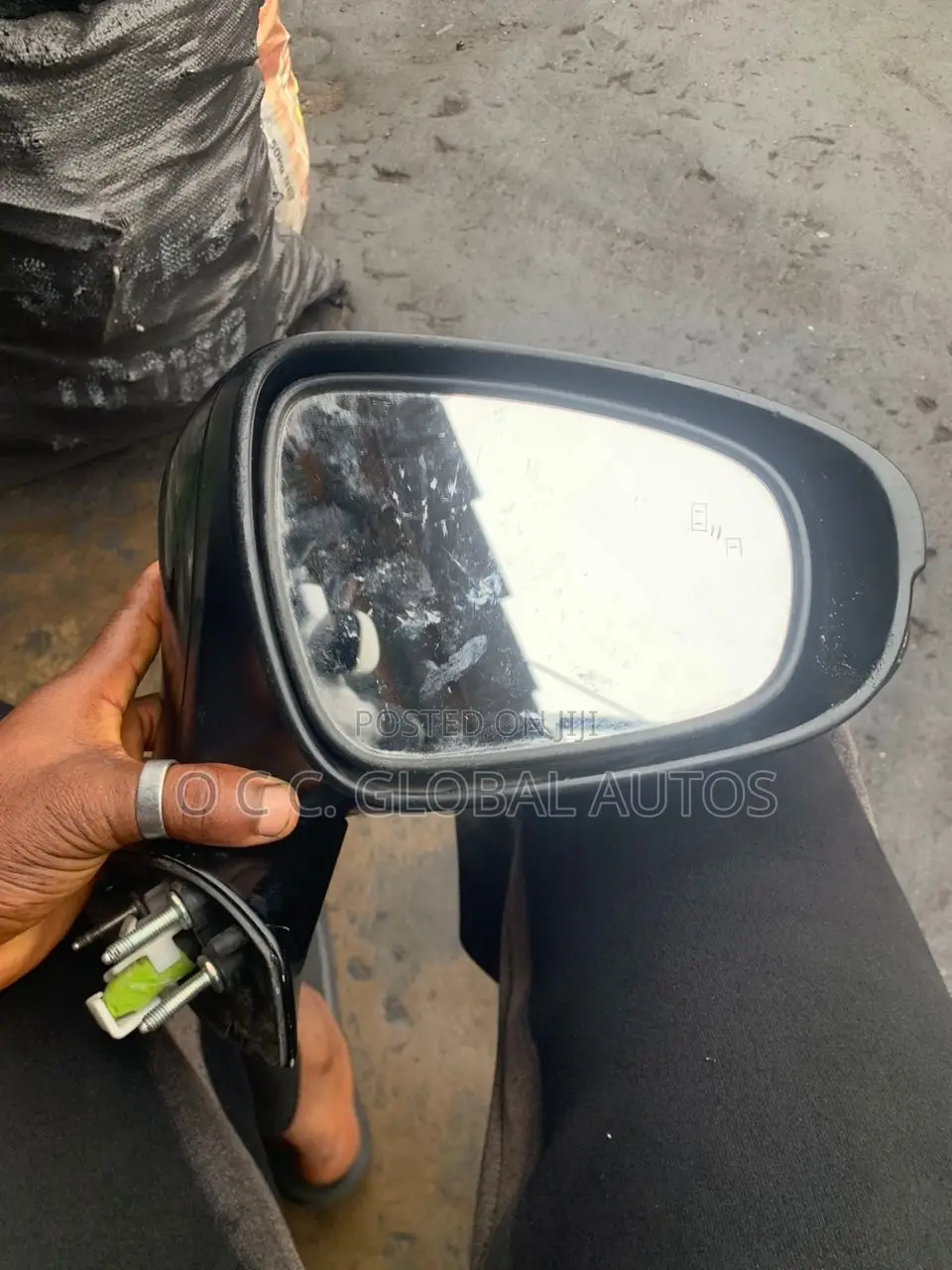 Side Mirror With Light For Lexus Es350 014 Automatic Folding One Side