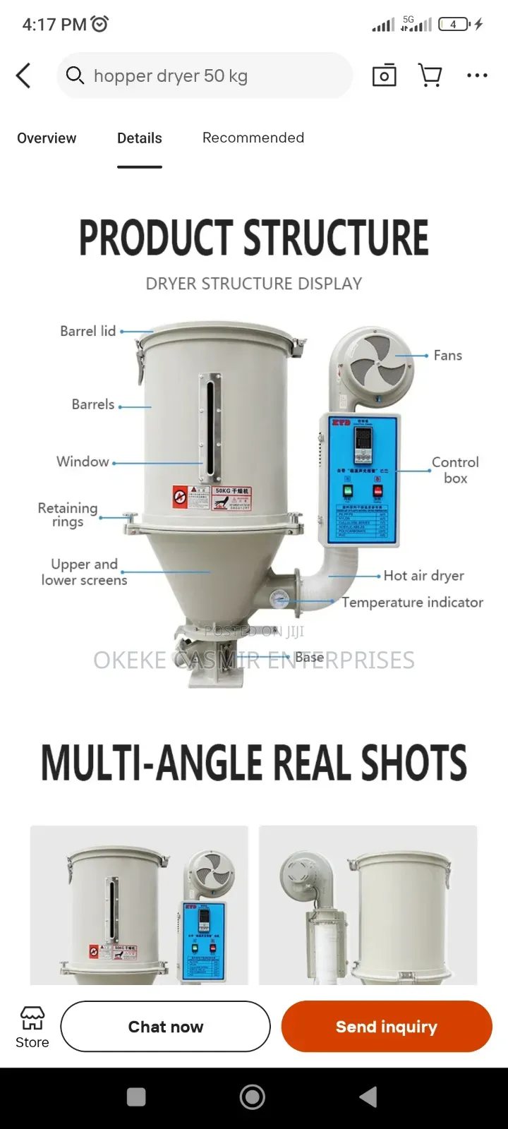 Feed Dryer Machine 150kg