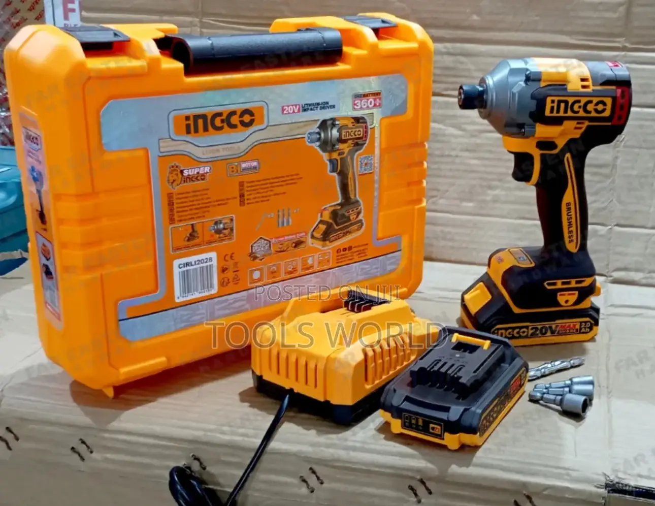 Ingco Cirli2028 Cordless Impact Driver 285nm