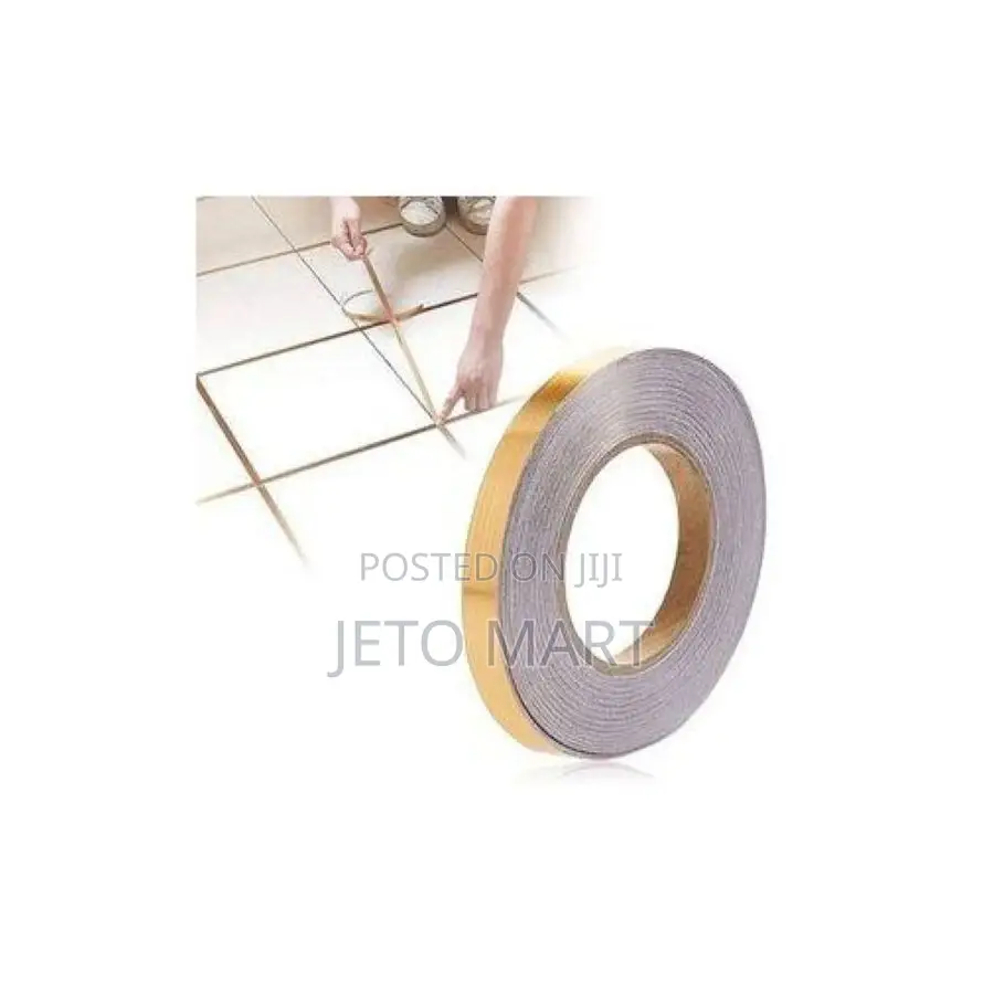 Floor Tiles Wall Decor Gold Adhesive Tape