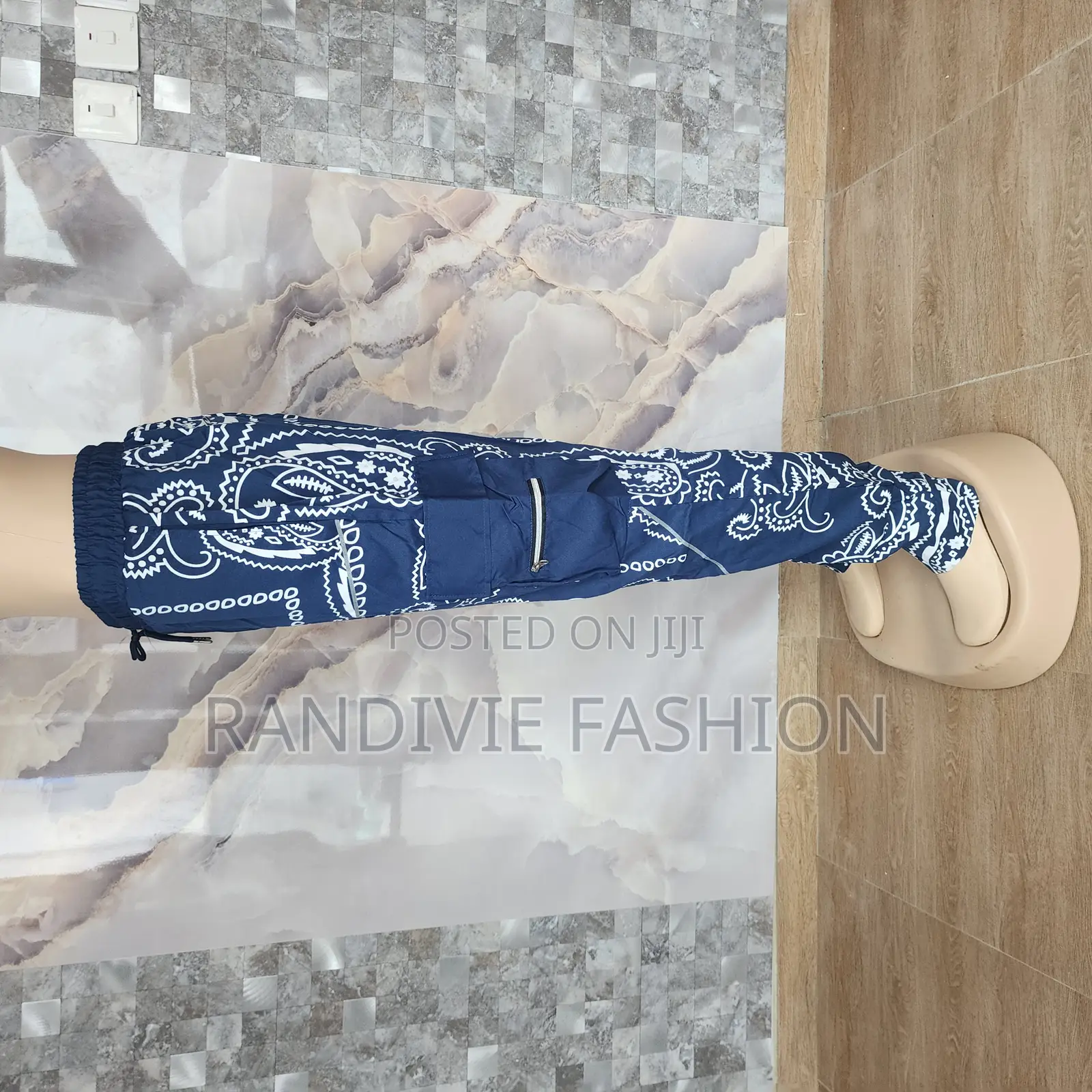 African Lion Cargo Trousers [Navy Blue]