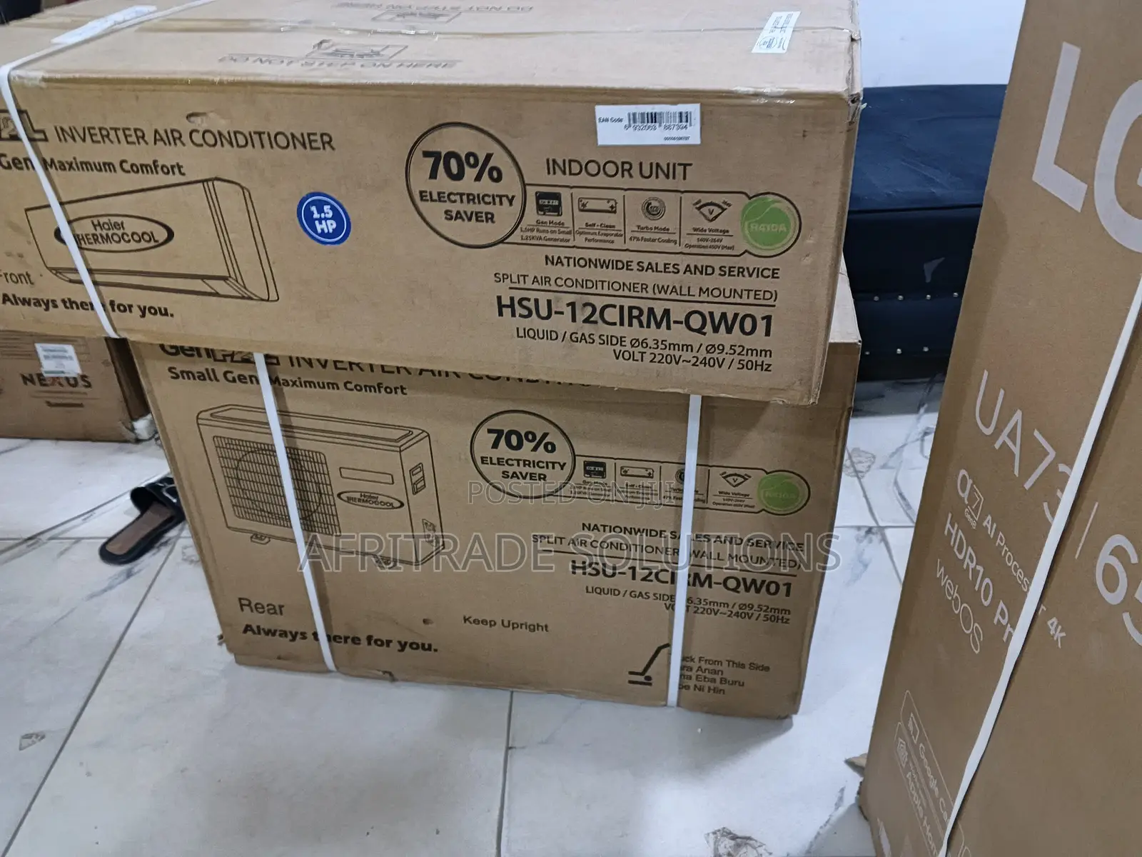 Haier Thermocool Quantum Smart Control 1.5hp Inverter Ac