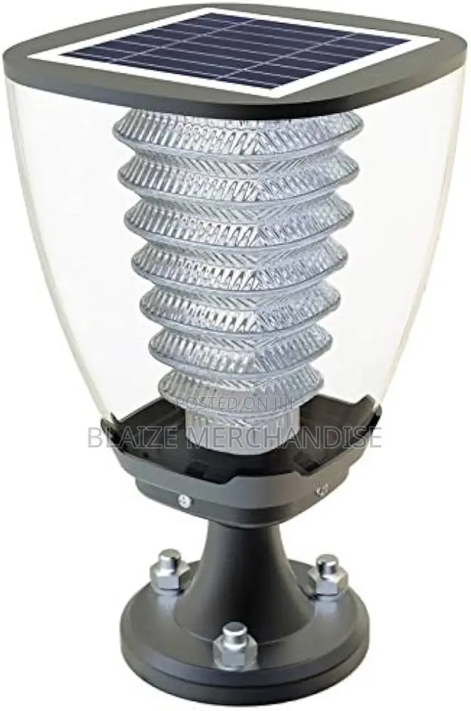 Pearl Solar Garden Lamp With Twilight Sensor, Solar Panel