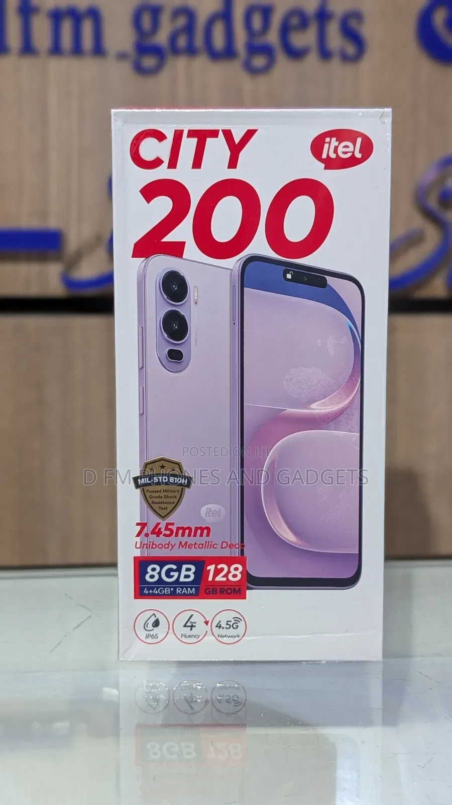 New Itel City 200 128 GB Gray