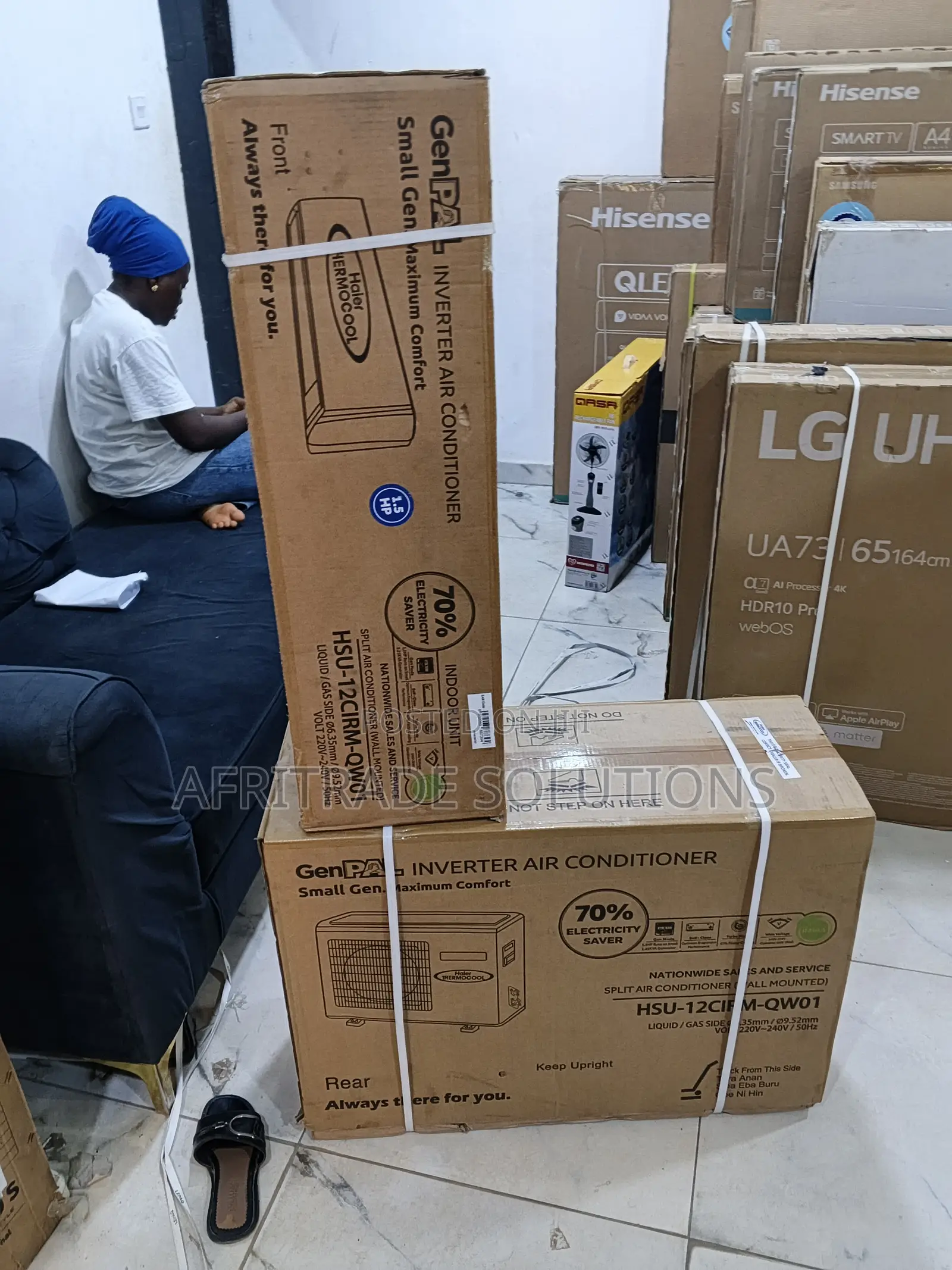 Haier Thermocool Eco Classic White 1.5hp Inverter Ac