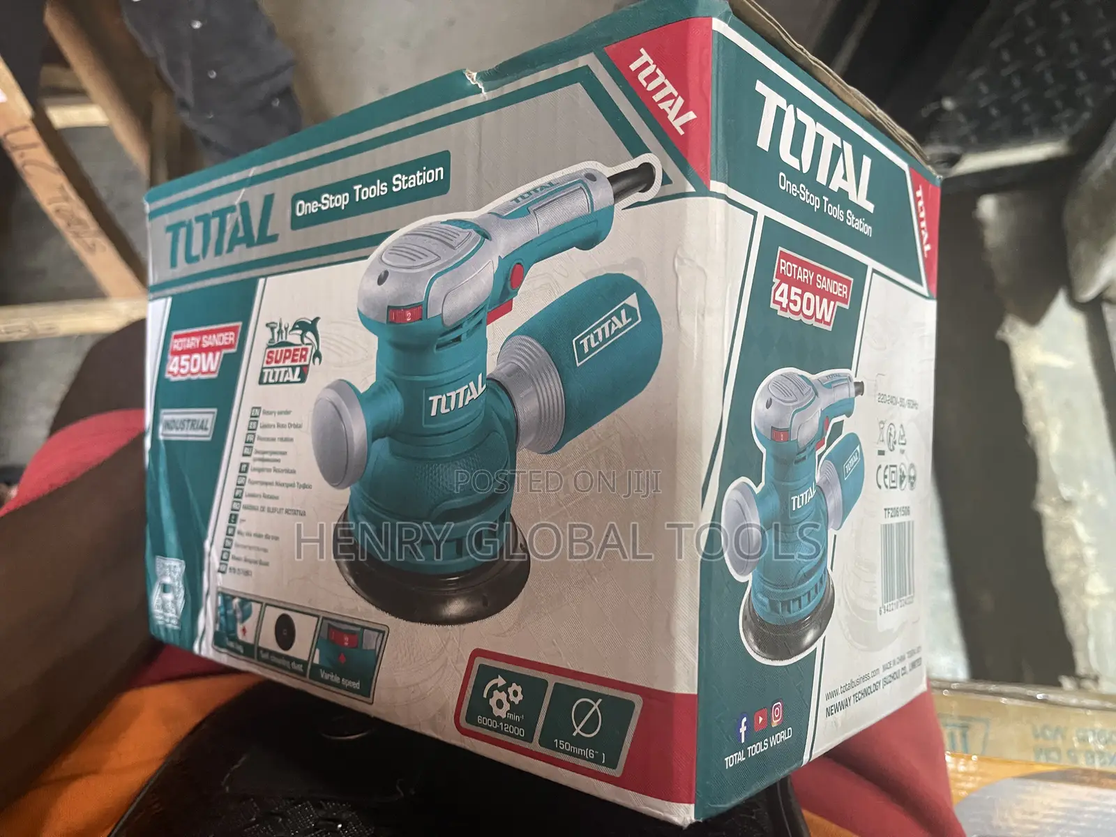 450w Total Electric Rotary Sander Machine