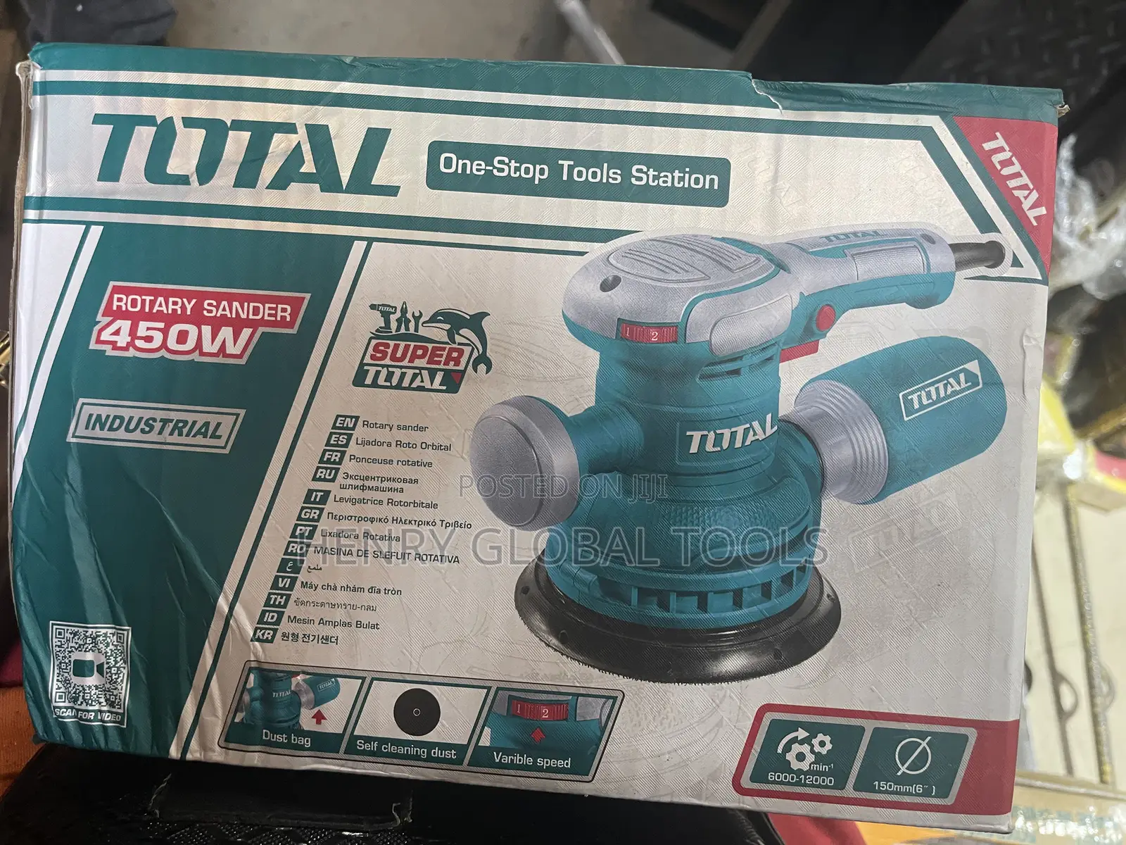450w Total Electric Rotary Sander Machine
