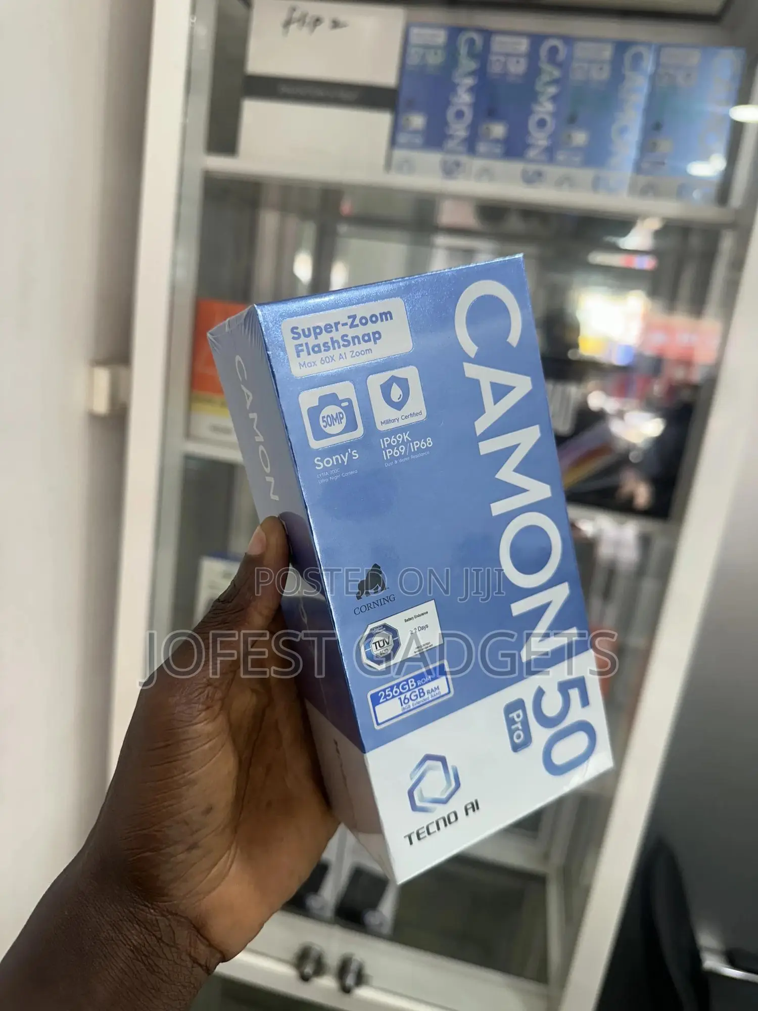 New Tecno Camon 50 Pro 256 GB Black
