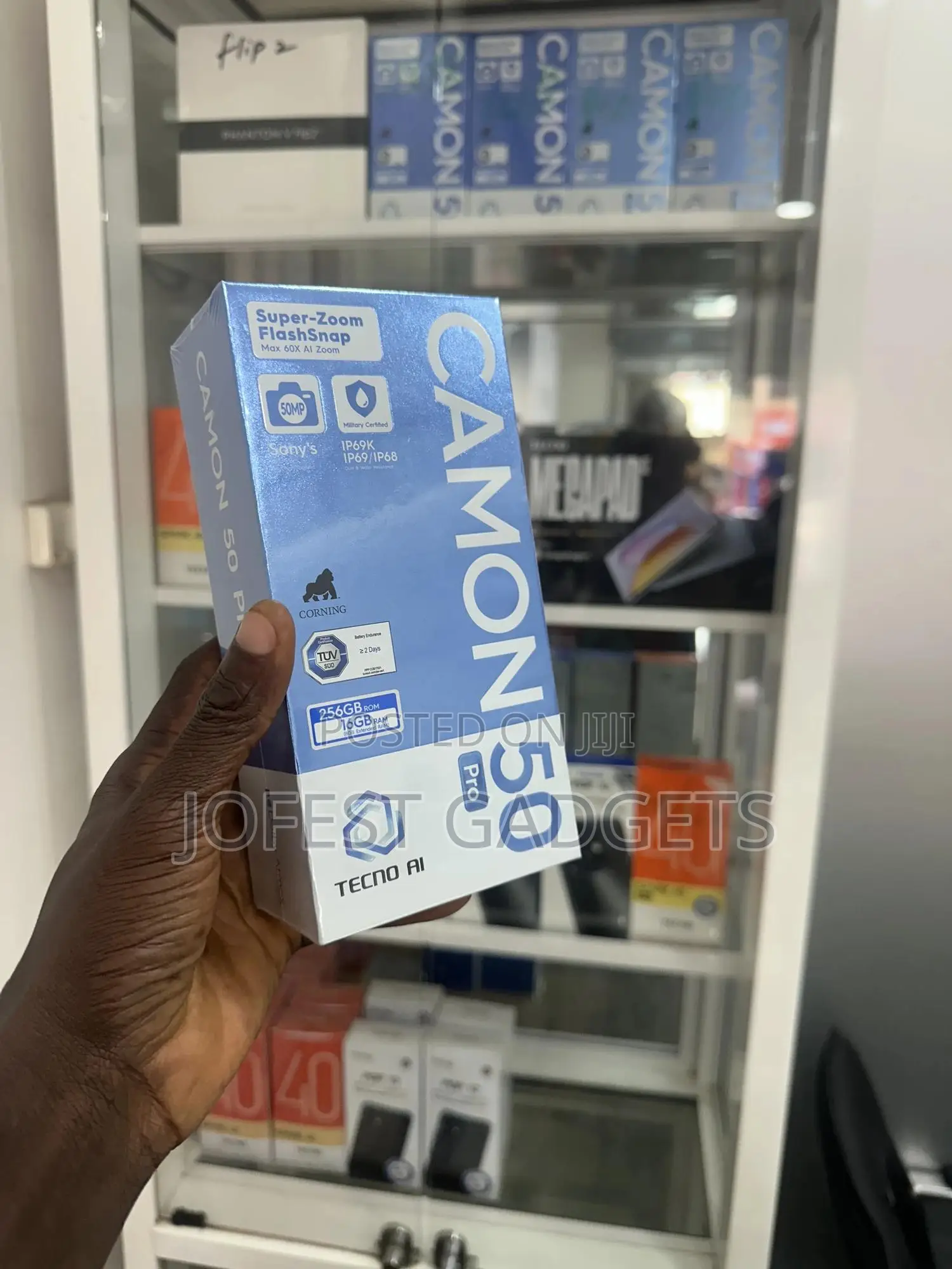 New Tecno Camon 50 Pro 256 GB Black
