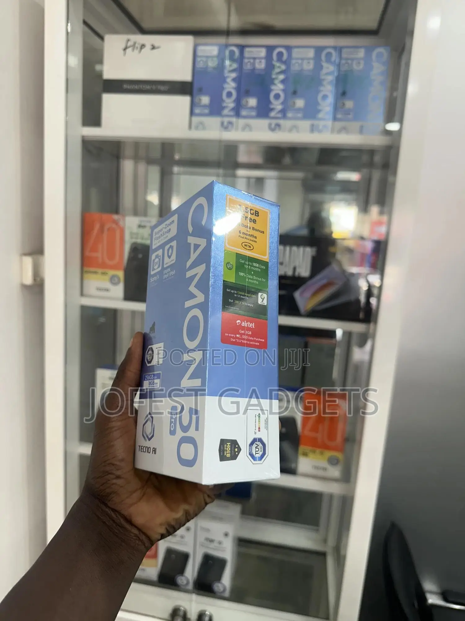 New Tecno Camon 50 Pro 256 GB Black