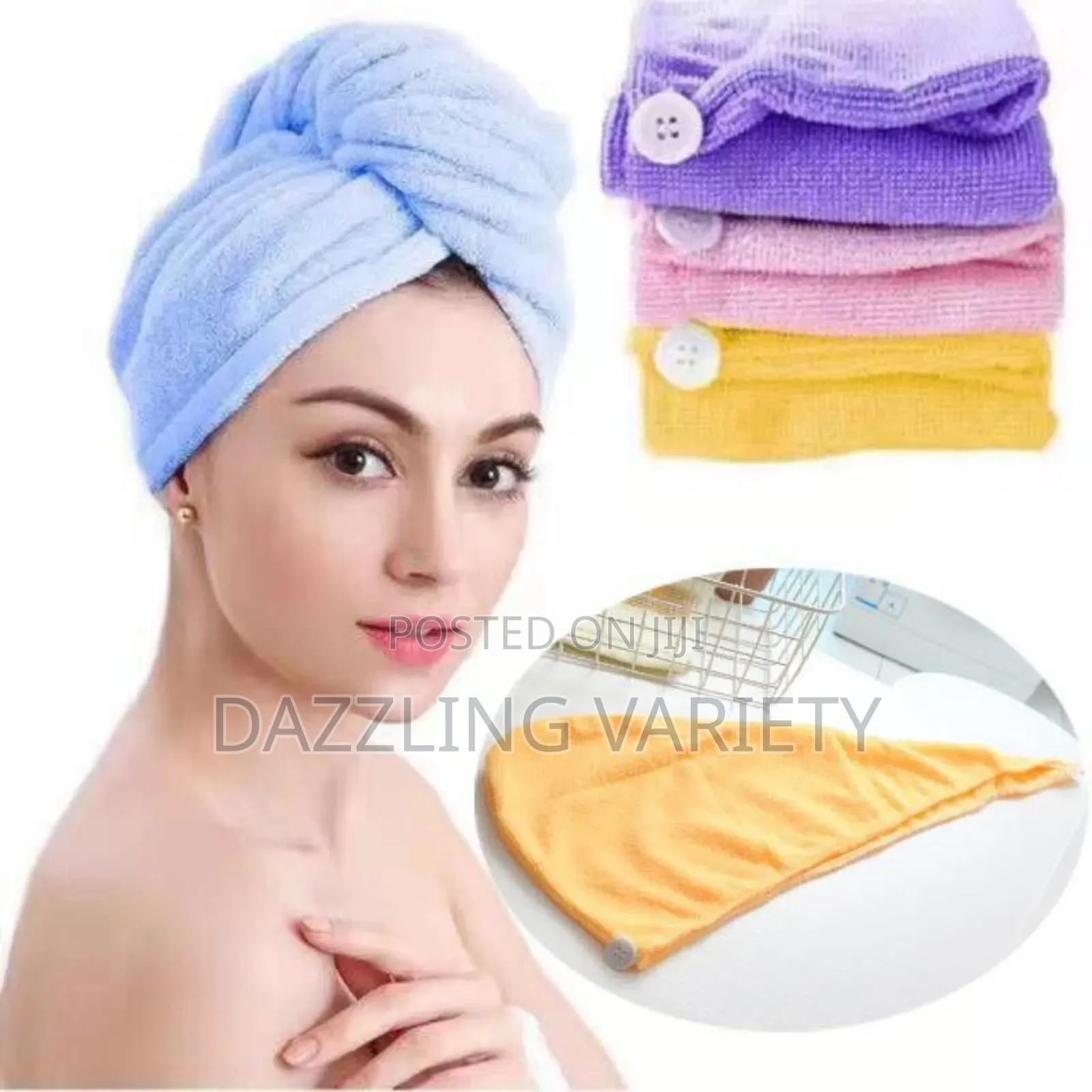 Super Absorbent Microfiber Hair Towel