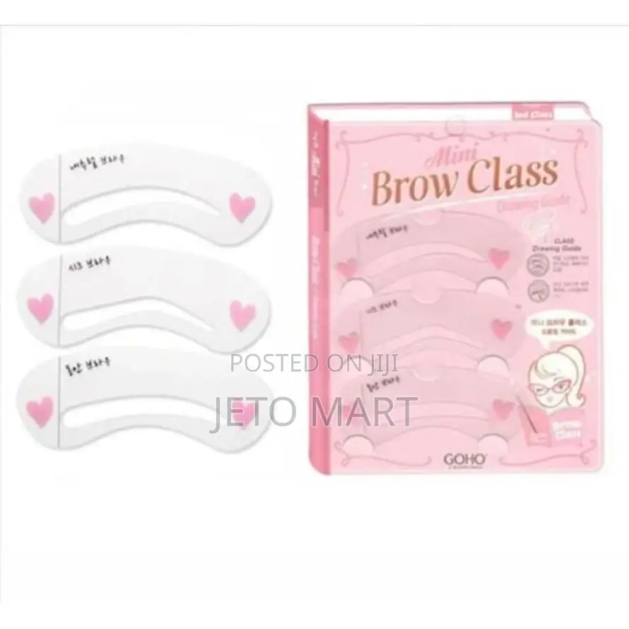 Eyebrow Grooming Stencil Shaping Template Eyebrow Card