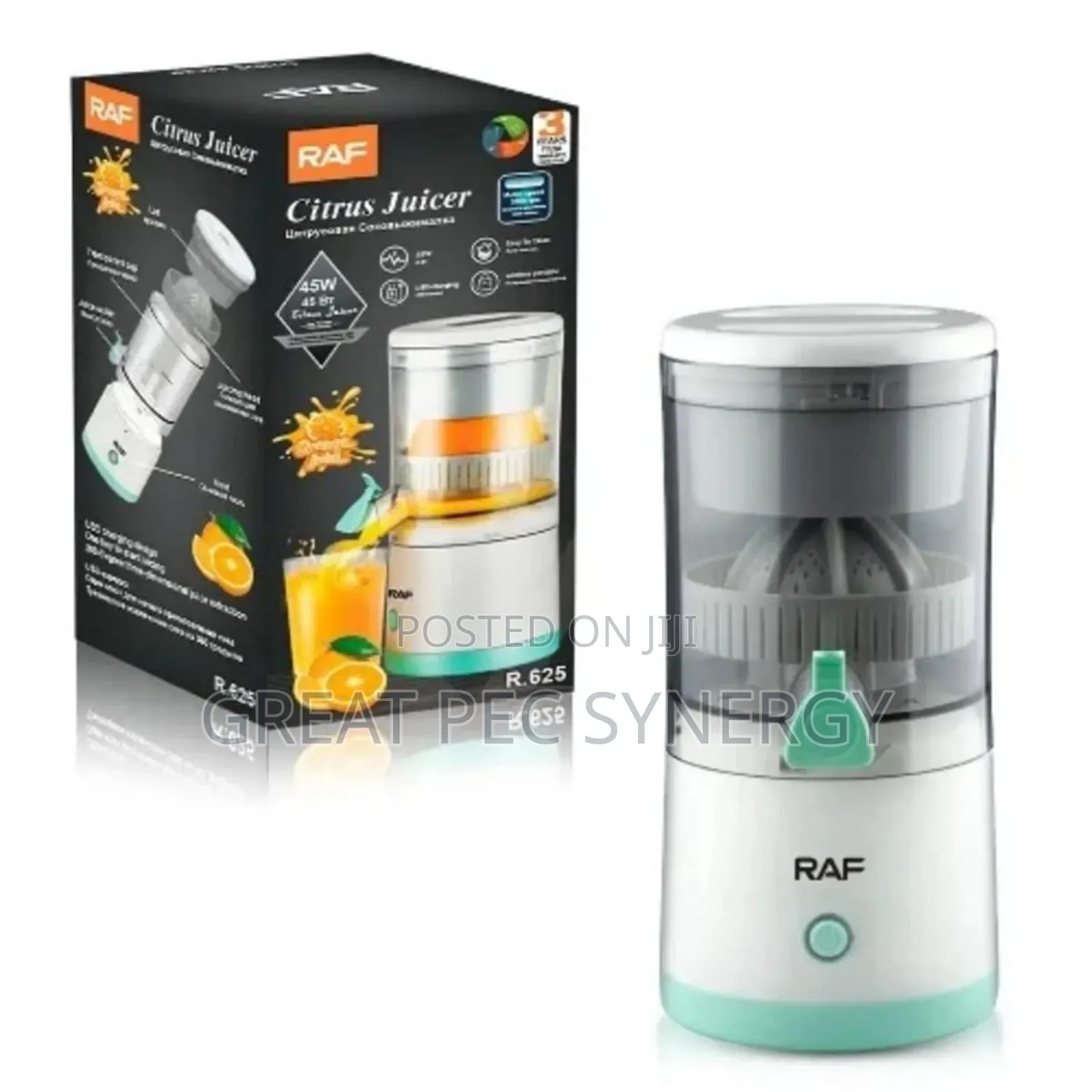 Raf Citrus Juicer - Rechargeable