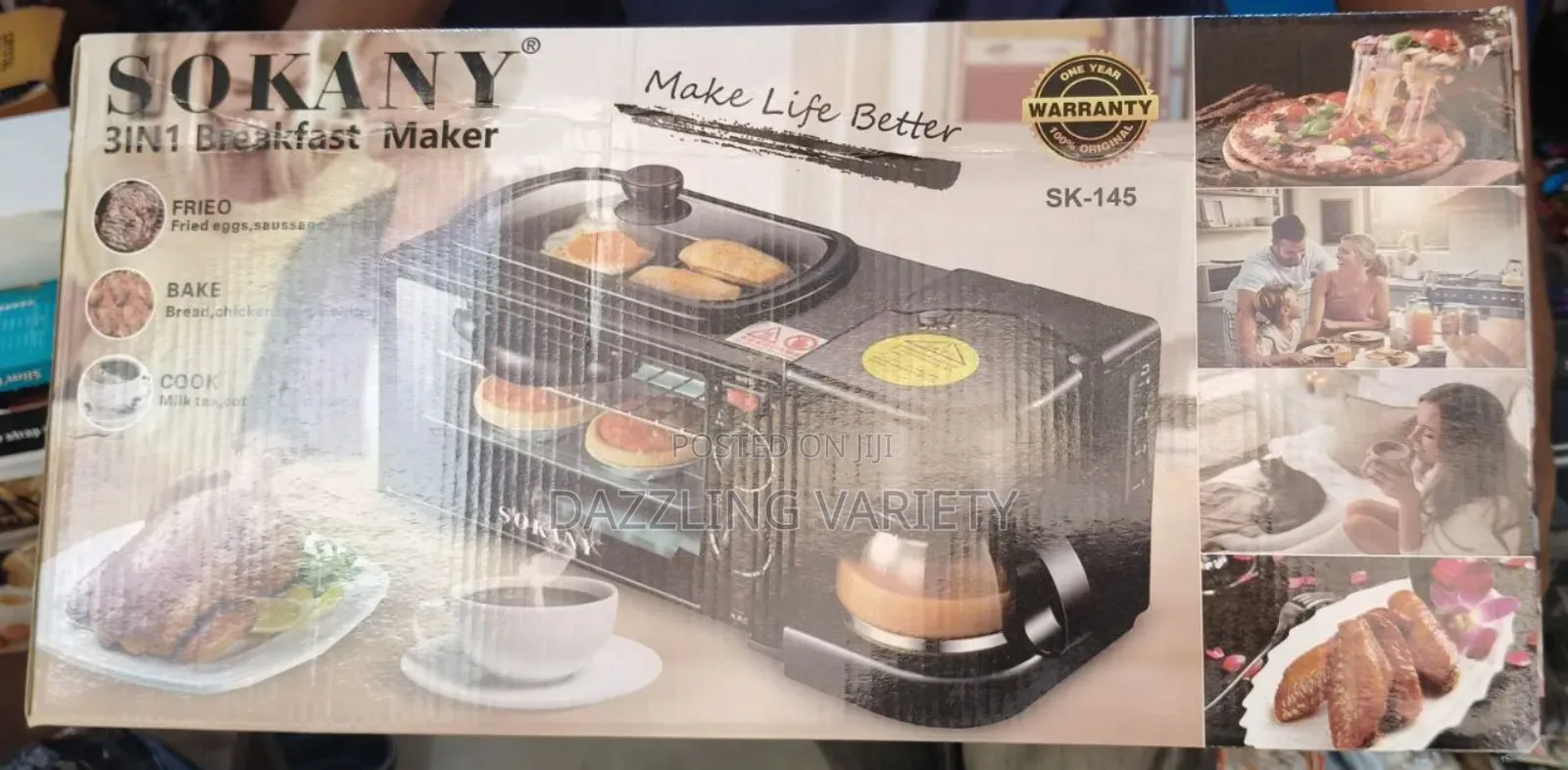 12litres Sokany 3in1 Breakfast Maker