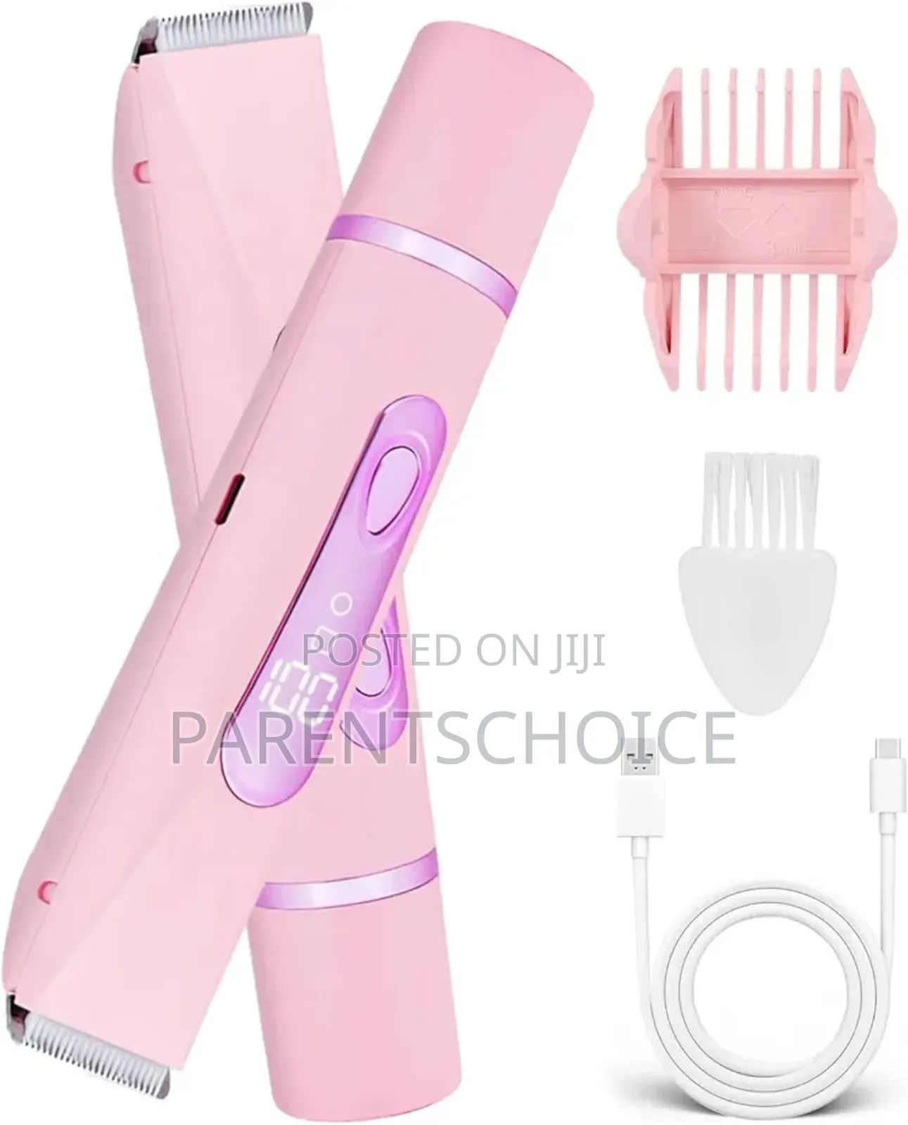 2-in-1 Electric Rechargeable Usb Charging, LCD Display Head Shaver
