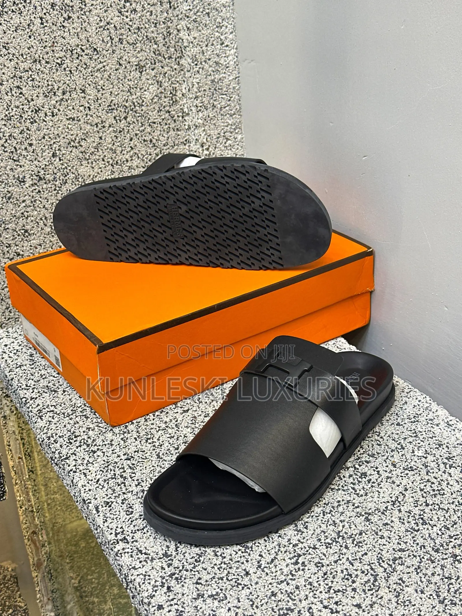 Original Hermes Matured Slippers for Men