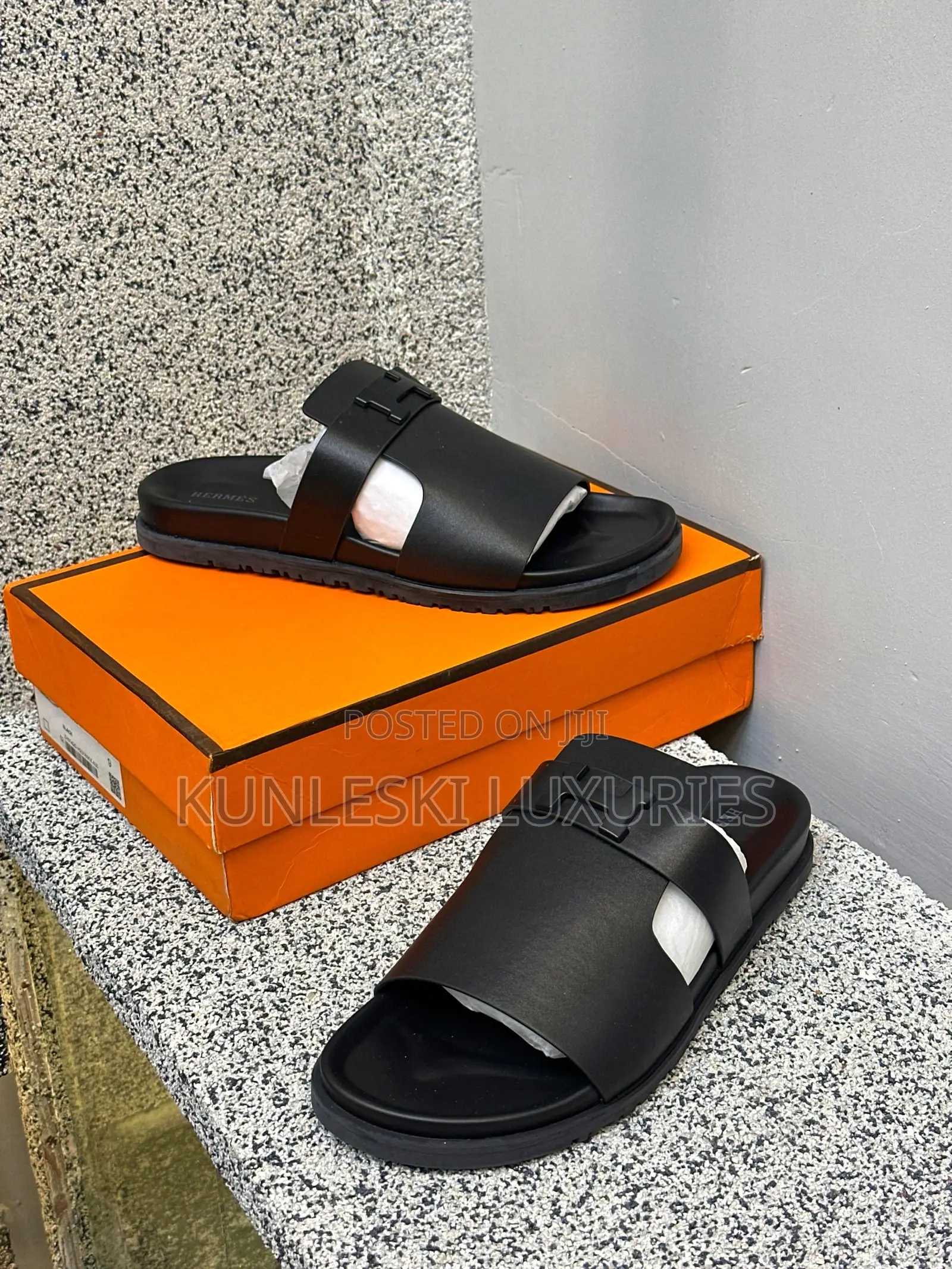 Original Hermes Matured Slippers for Men