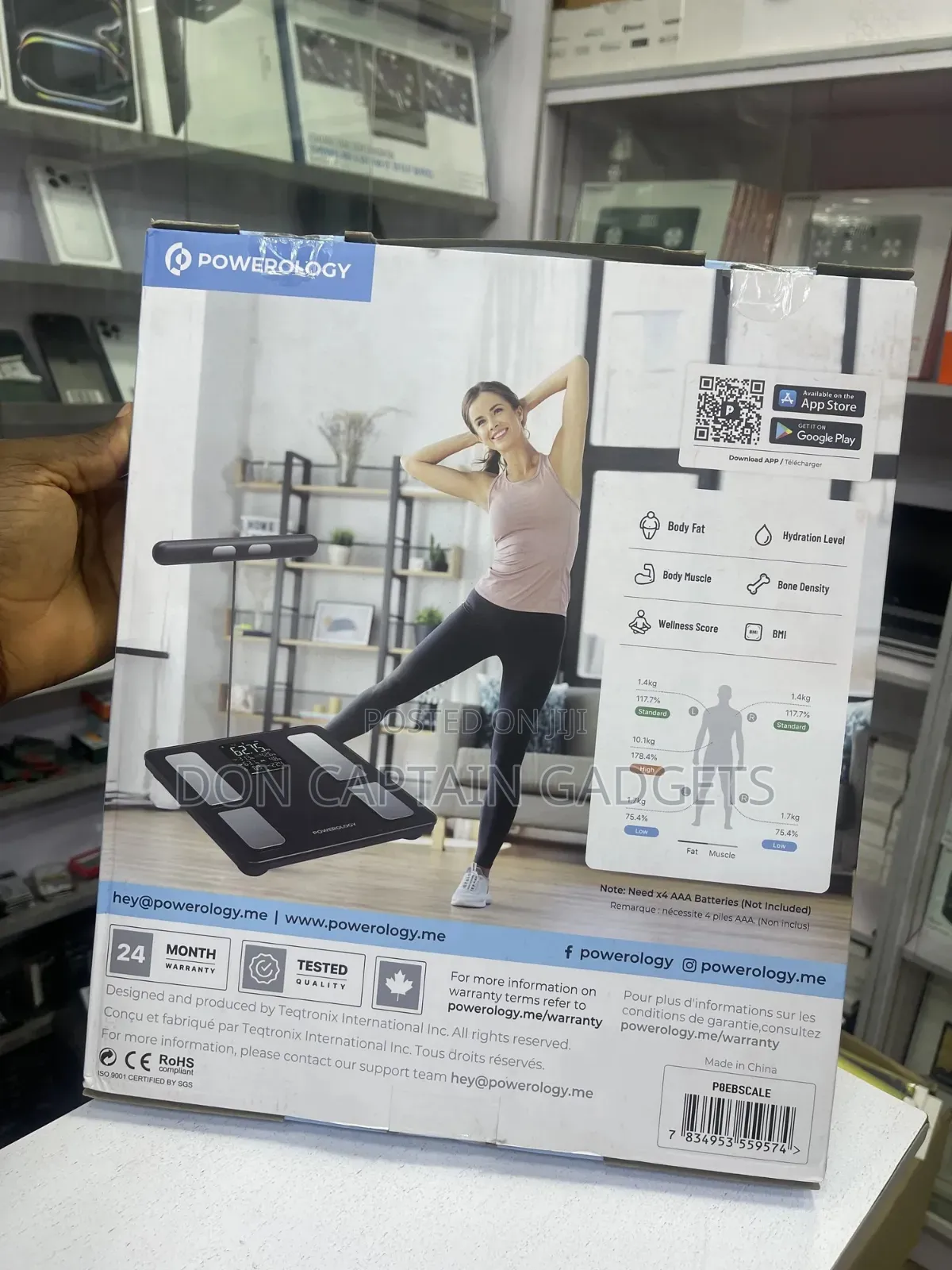 Powerology Advanced Precision Smart Scale Balance