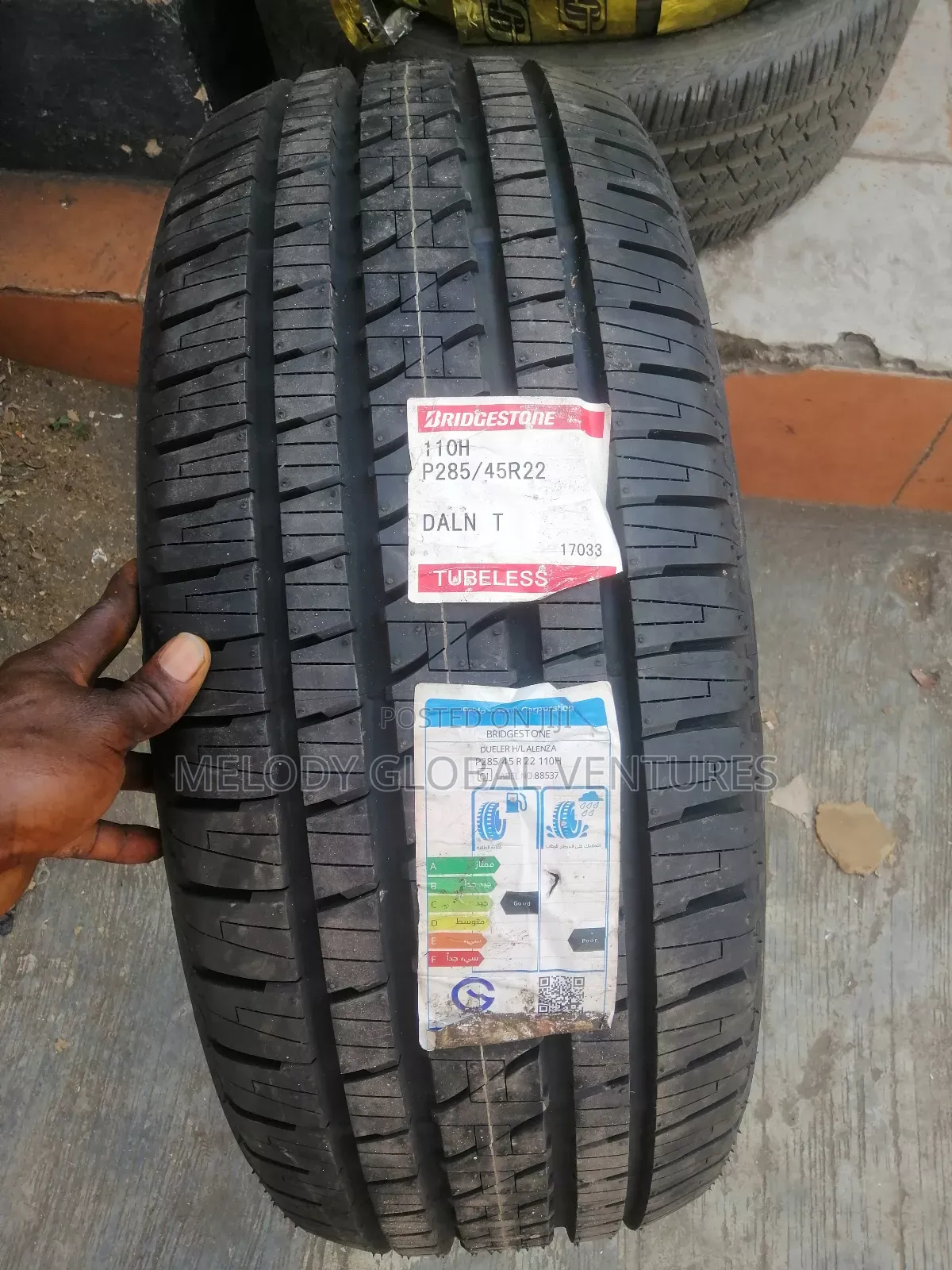285/45r22 Bridgestone Tyres Made in Japan