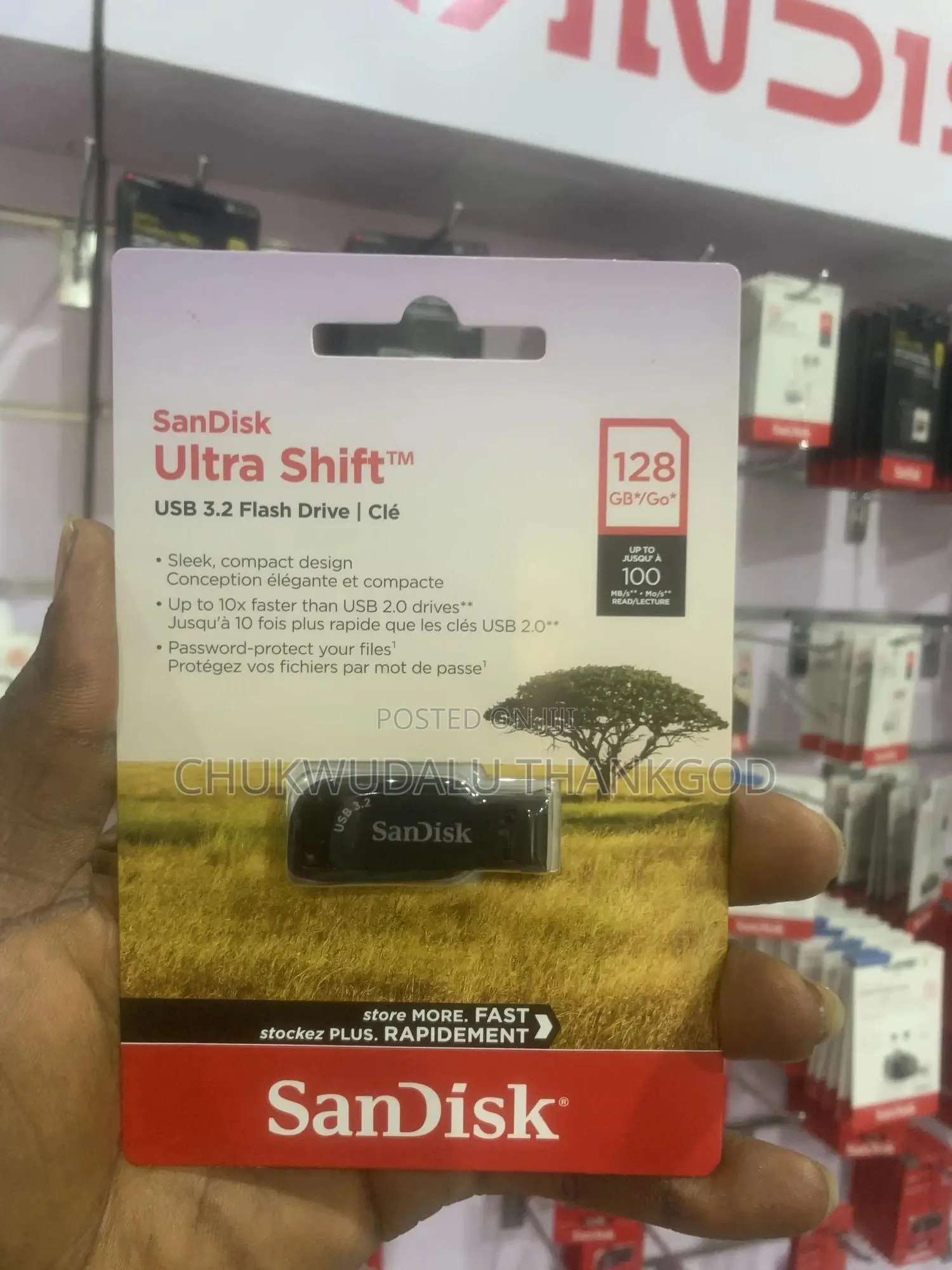 Sandisk 128gb Cruzer Blade Usb Flash Drive