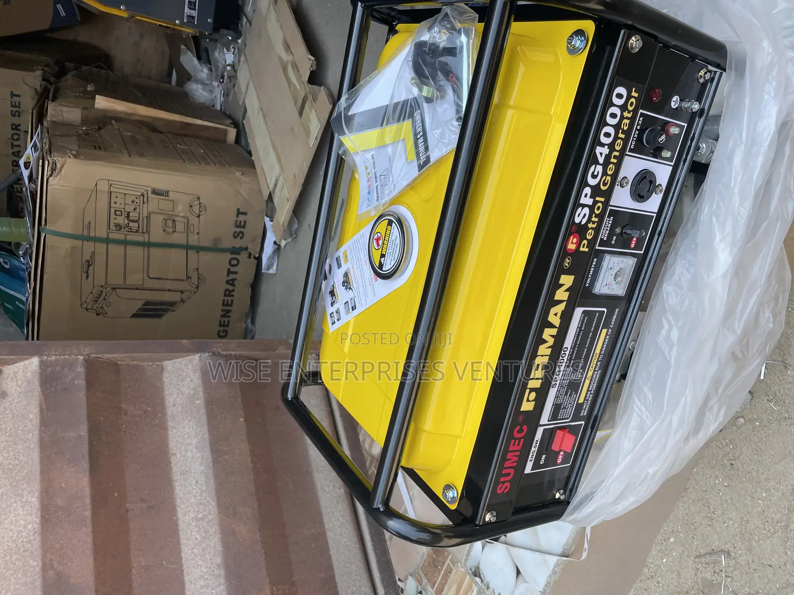 Sumec Firman Spg4000 Generator 4.5kva 100% Copper Coil