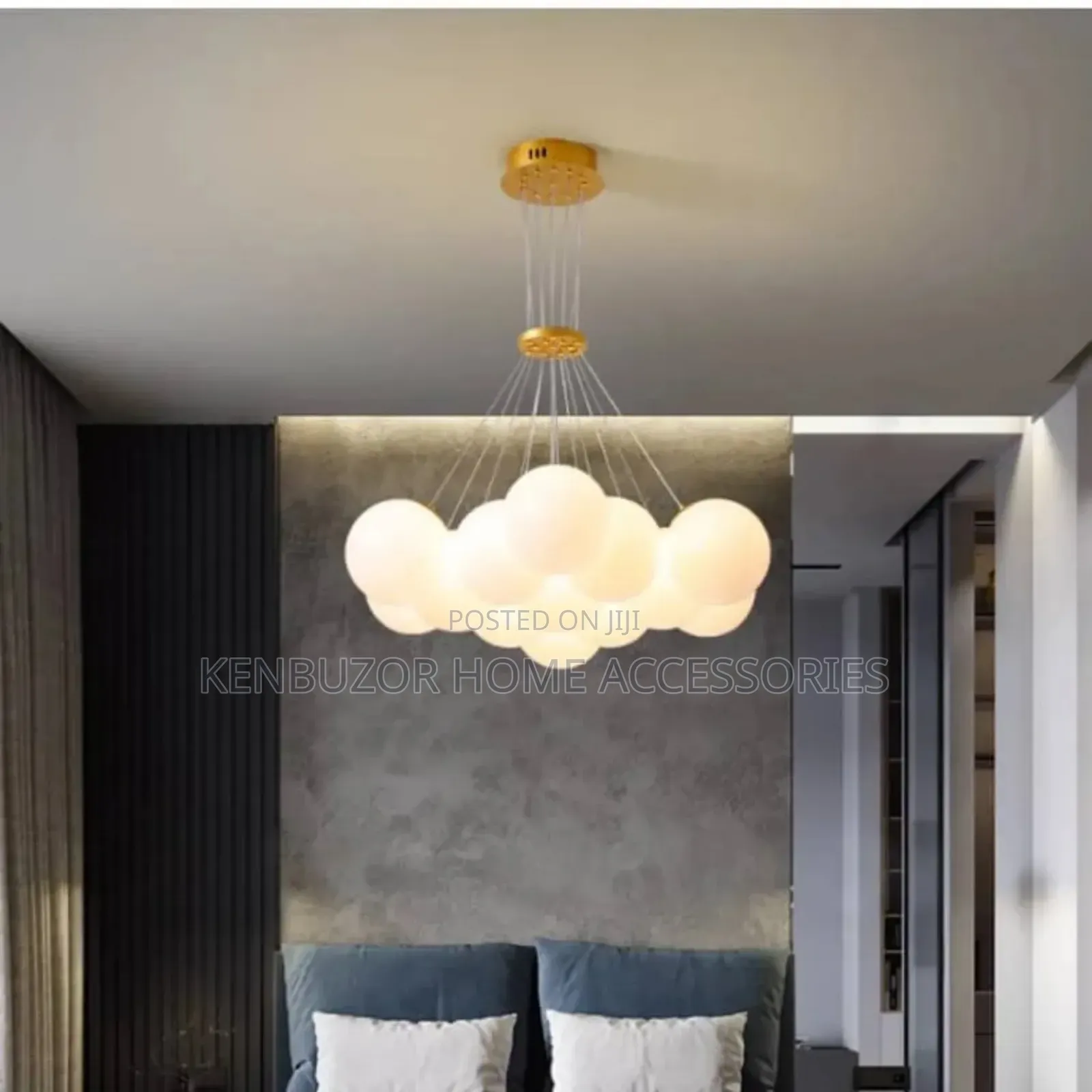 13 Glass Luxury Modern Pendant Cloudy Chandelier