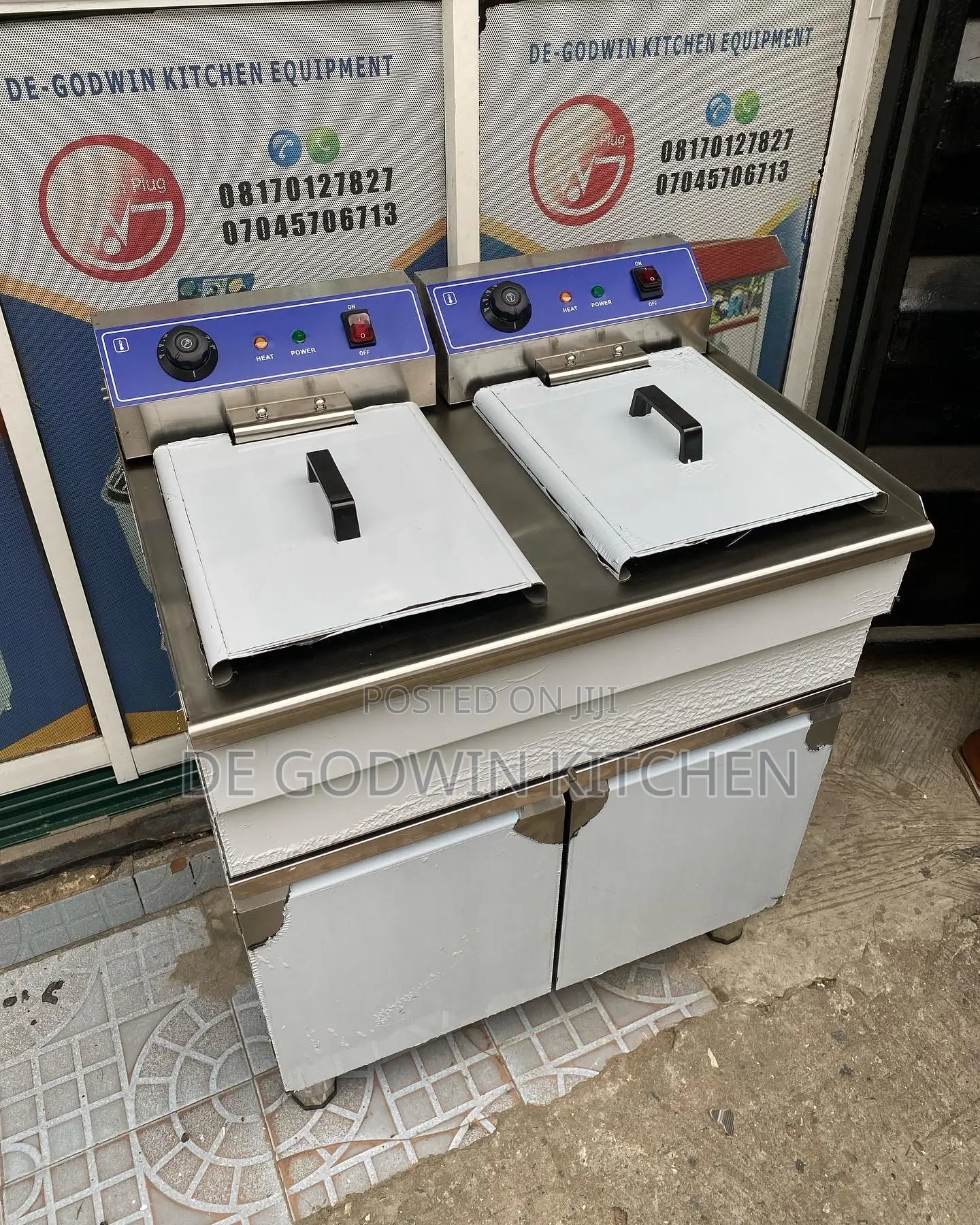 16l + 16l Standing Electric Deep Fryer Now Available